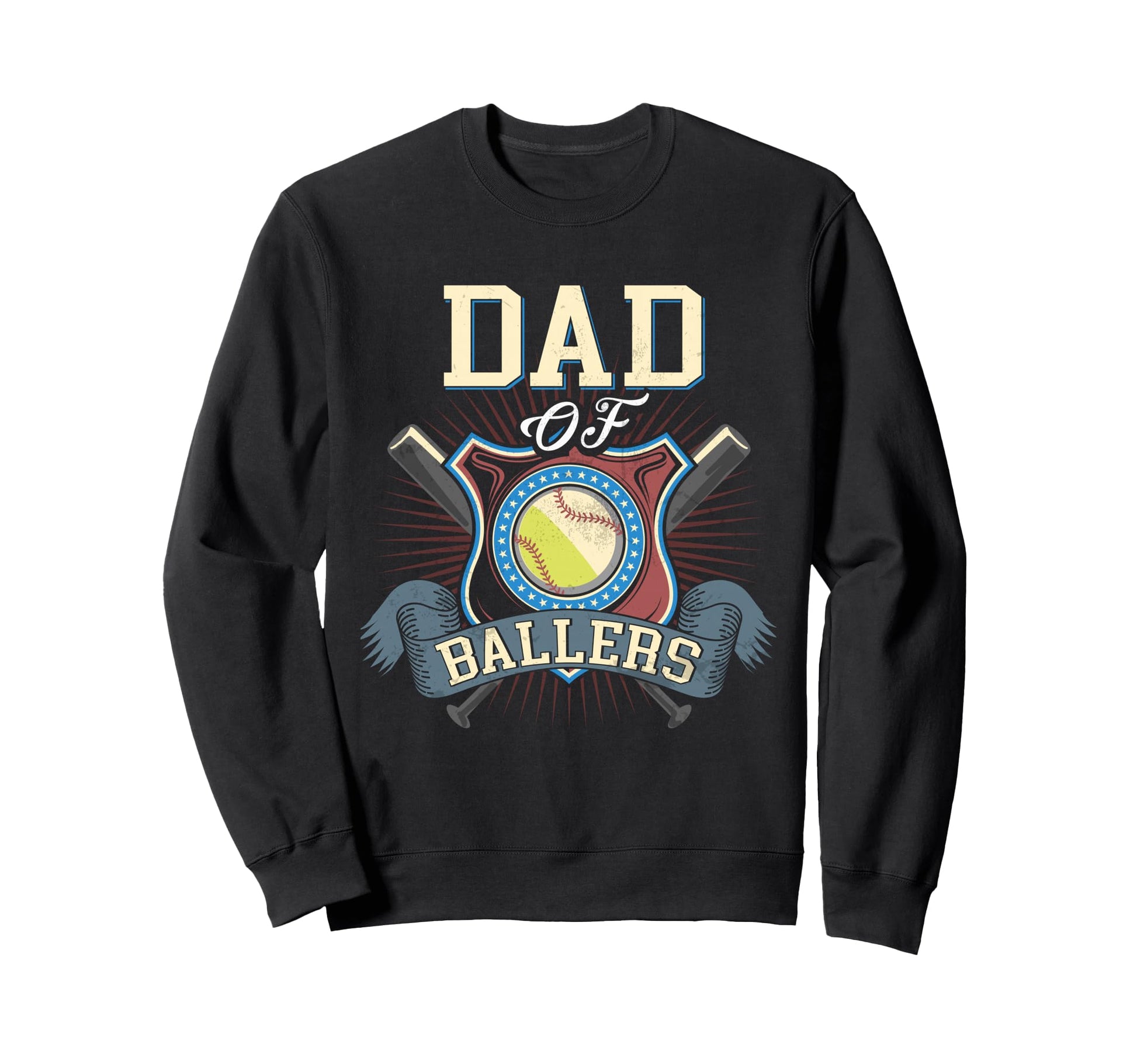 Dad Ballers Volleyball Sweatshirt - Casual Everyday Wear for Adults - T-Shirt, Sweatshirt, Hoodie