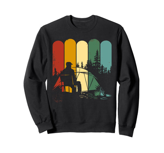 Camping Camper Hiking Forest Sweatshirt - Custom Art Print Men Women - T-Shirt, Sweatshirt, Hoodie