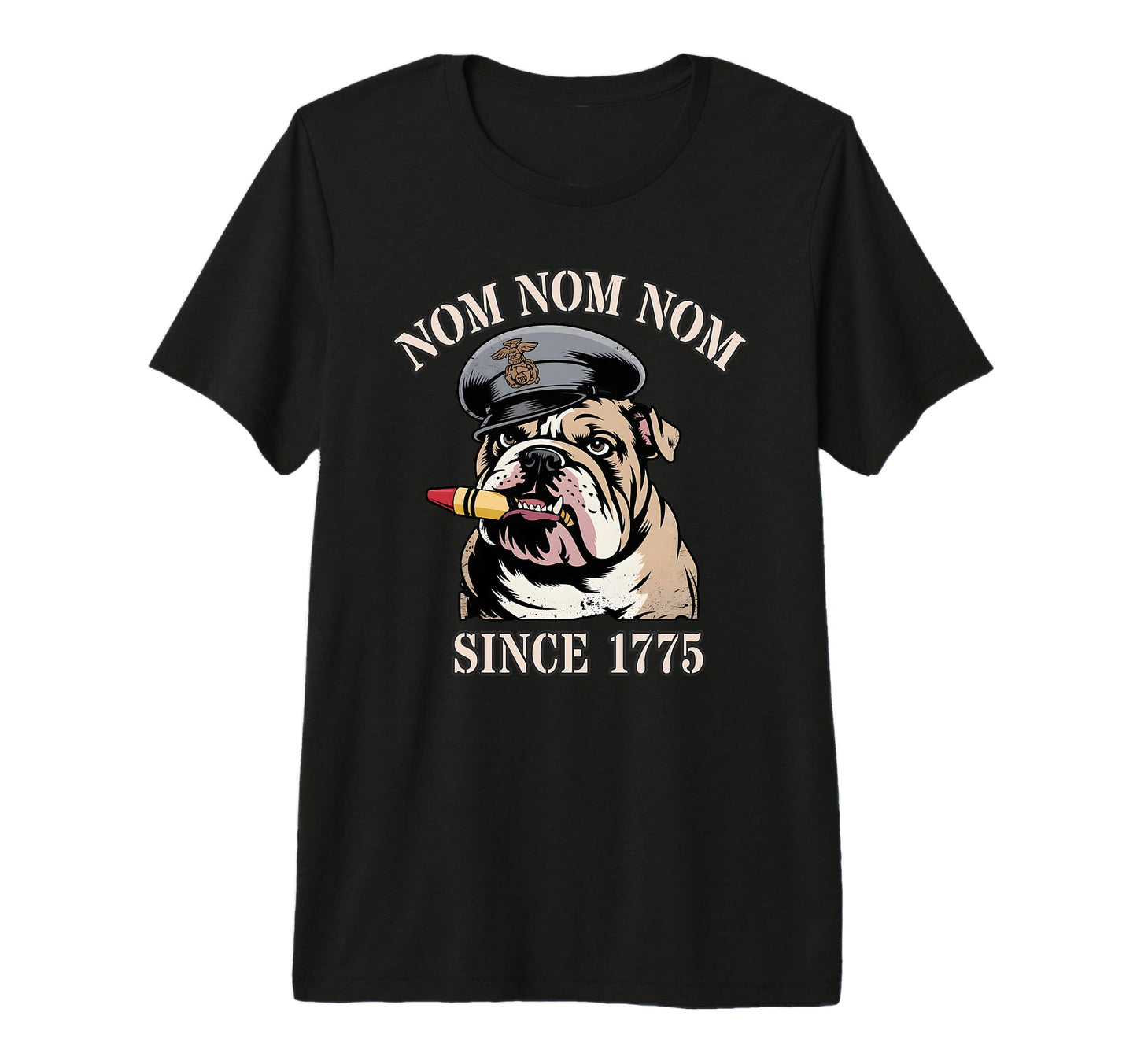 Funny Nom I Eat Crayons Since 1775 T-Shirt - Trendy Graphic Unisex - T-Shirt, Sweatshirt, Hoodie