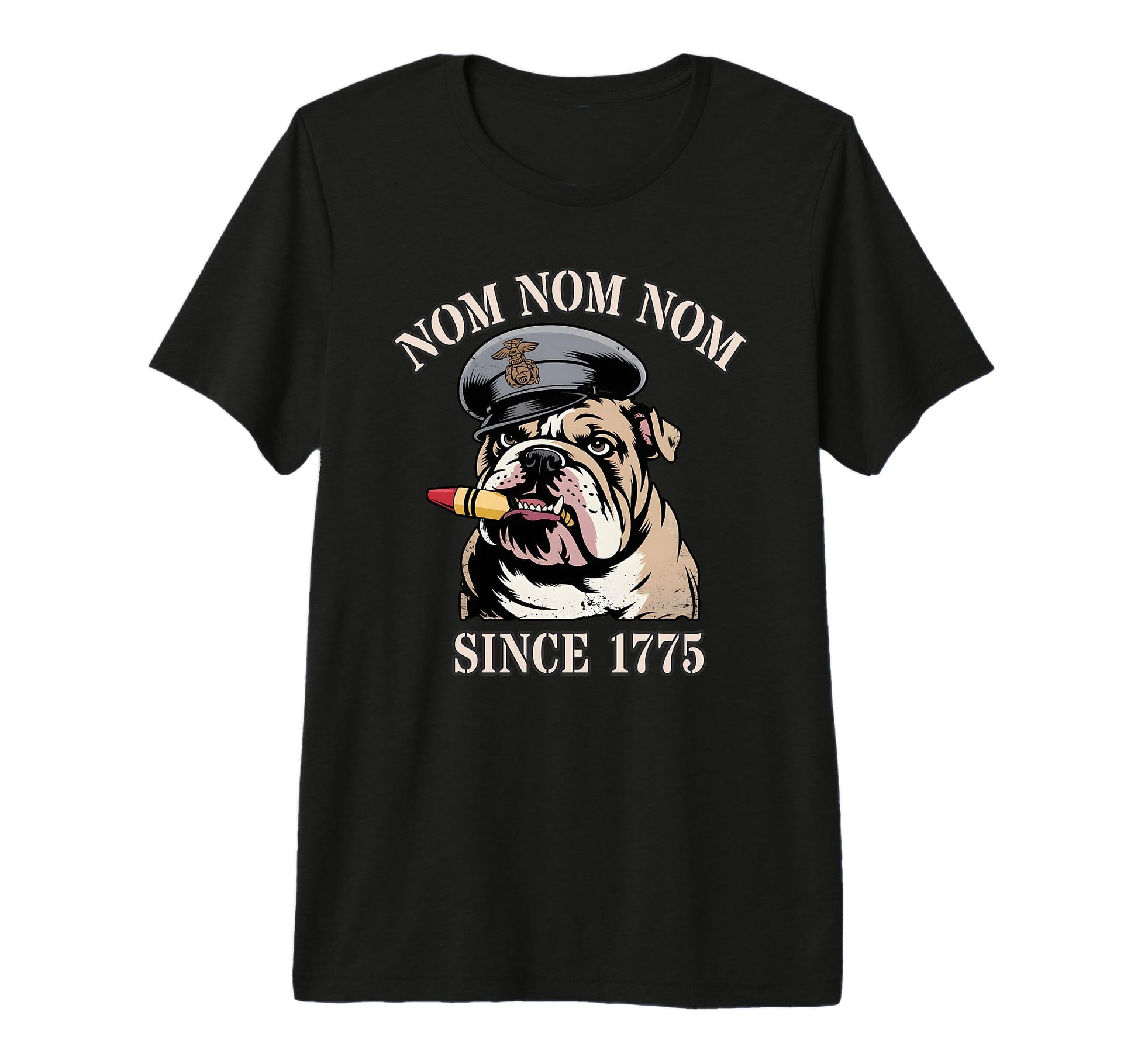 Funny Nom I Eat Crayons Since 1775 T-Shirt - Trendy Graphic Unisex - T-Shirt, Sweatshirt, Hoodie