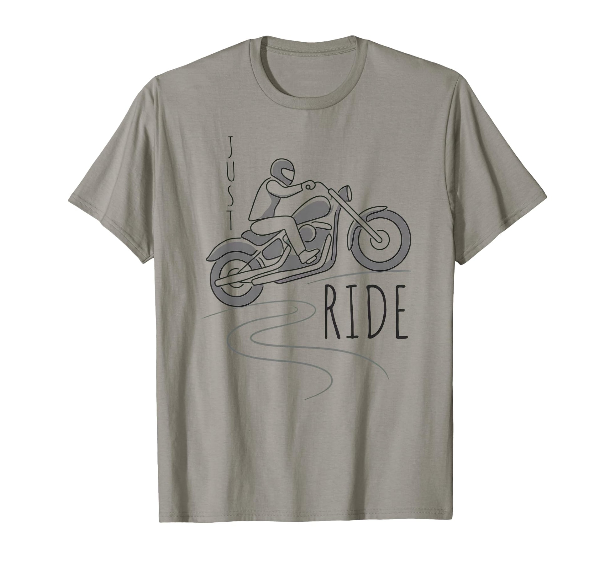 Just Ride Motorcycle Biker Motorcycles T-Shirt - Unique Graphic Unisex - T-Shirt, Sweatshirt, Hoodie