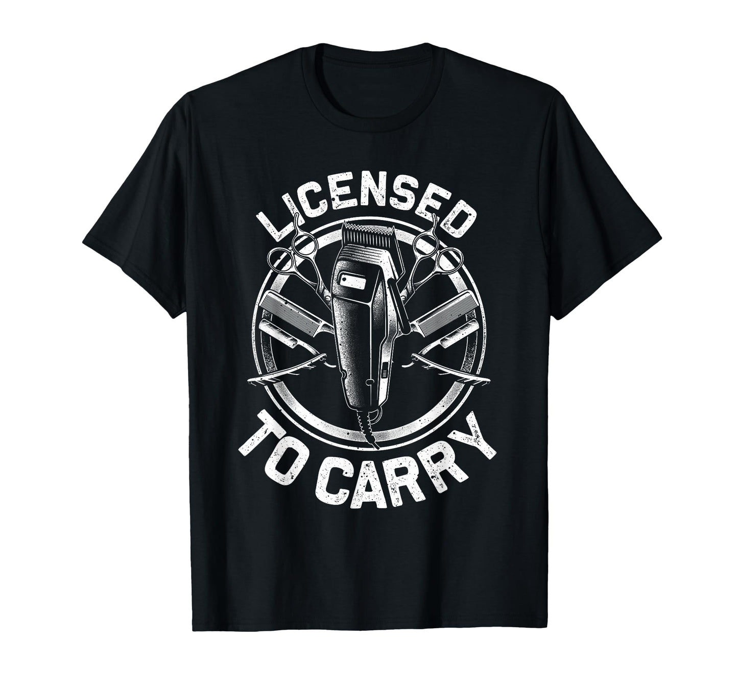 Funny Barber Designs Dad Hairstyling T-Shirt - Minimalist Print for Adults - T-Shirt, Sweatshirt, Hoodie