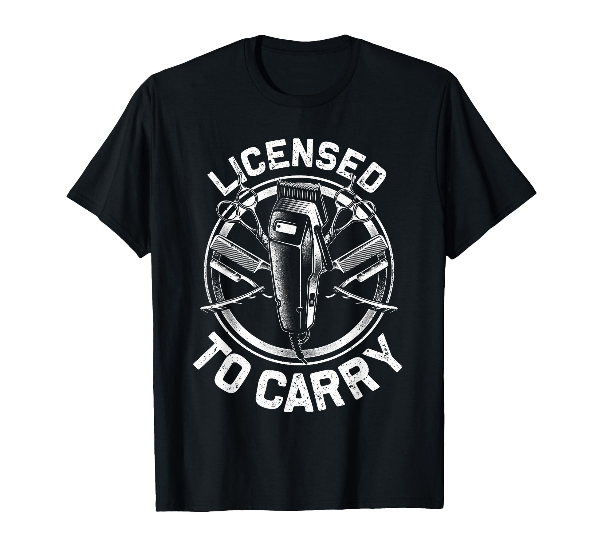 Funny Barber Designs Dad Hairstyling T-Shirt - Minimalist Print for Adults - T-Shirt, Sweatshirt, Hoodie