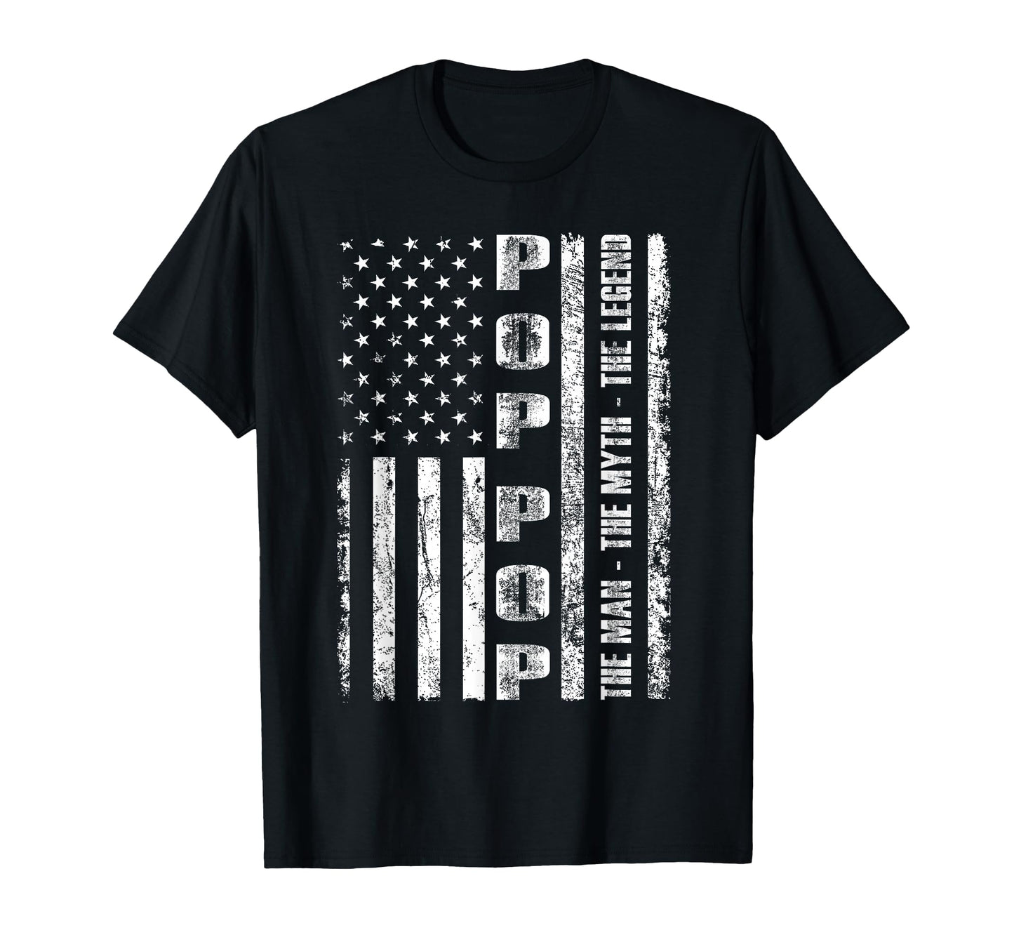 Pop Pop Myth Legend Us Flag T-Shirt - Aesthetic Graphic Unisex - T-Shirt, Sweatshirt, Hoodie