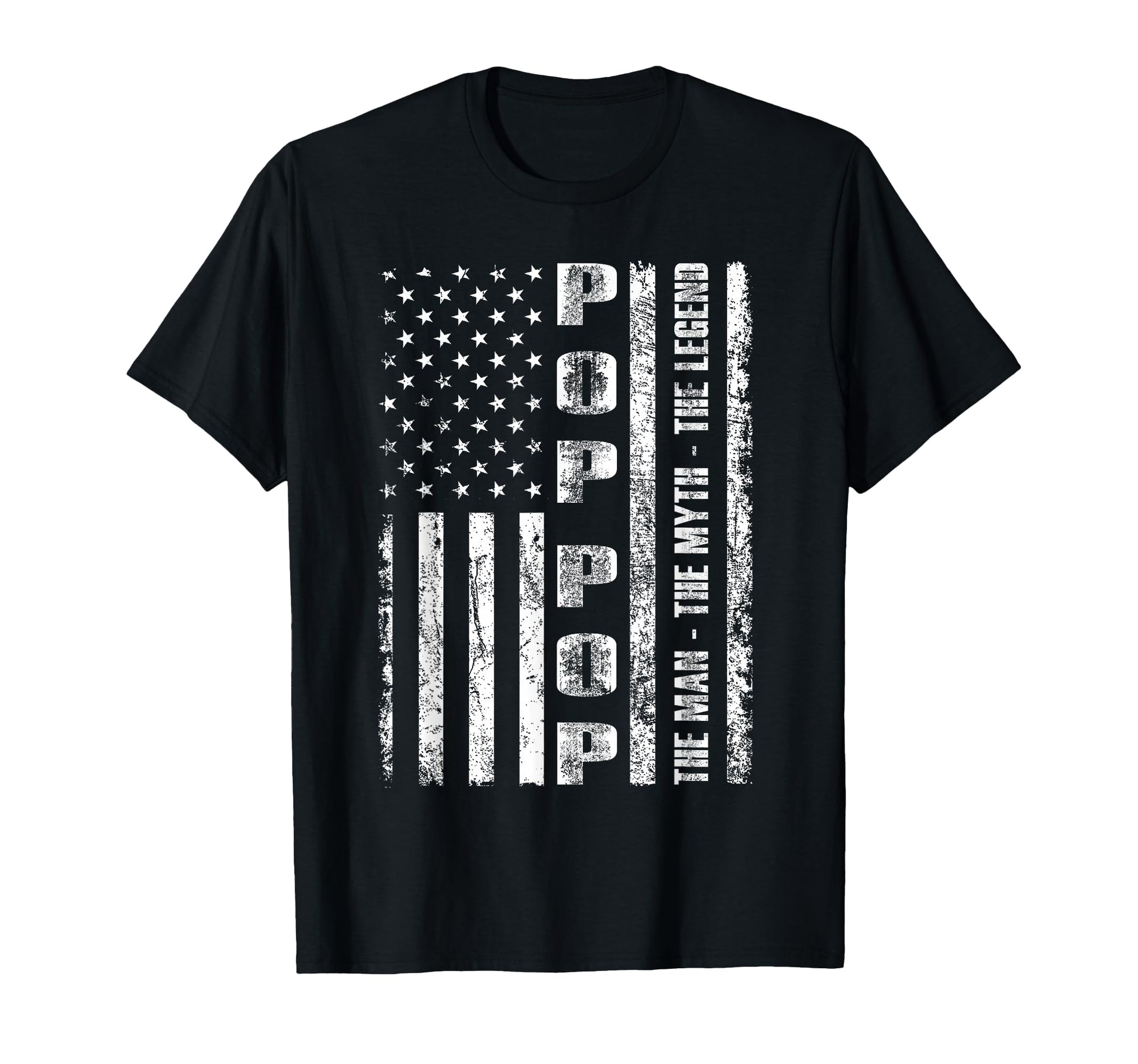 Pop Pop Myth Legend Us Flag T-Shirt - Aesthetic Graphic Unisex - T-Shirt, Sweatshirt, Hoodie