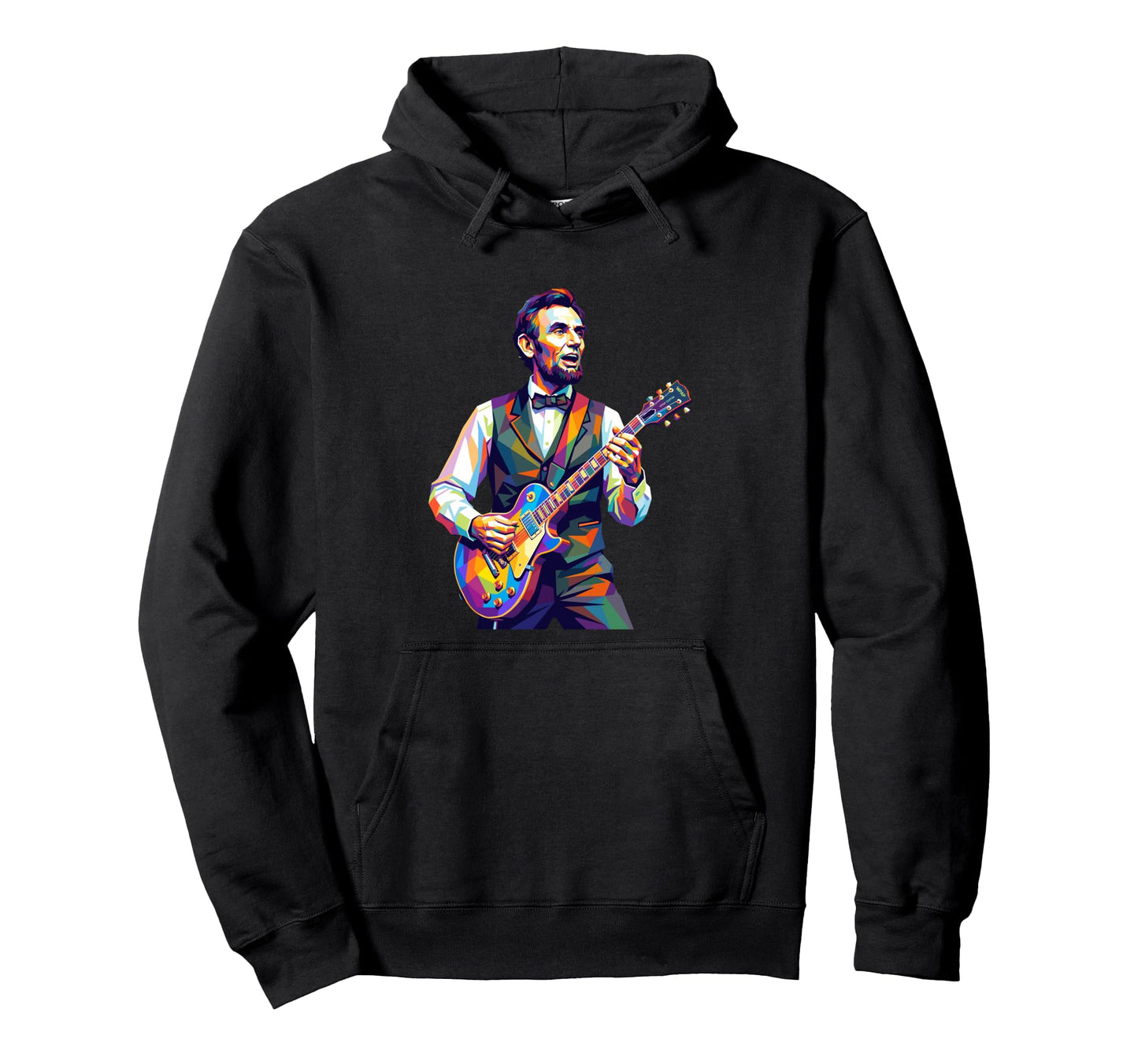 Abraham Lincoln Abe Lincoln Playing Hoodie - Streetwear Style for Adults - T-Shirt, Sweatshirt, Hoodie