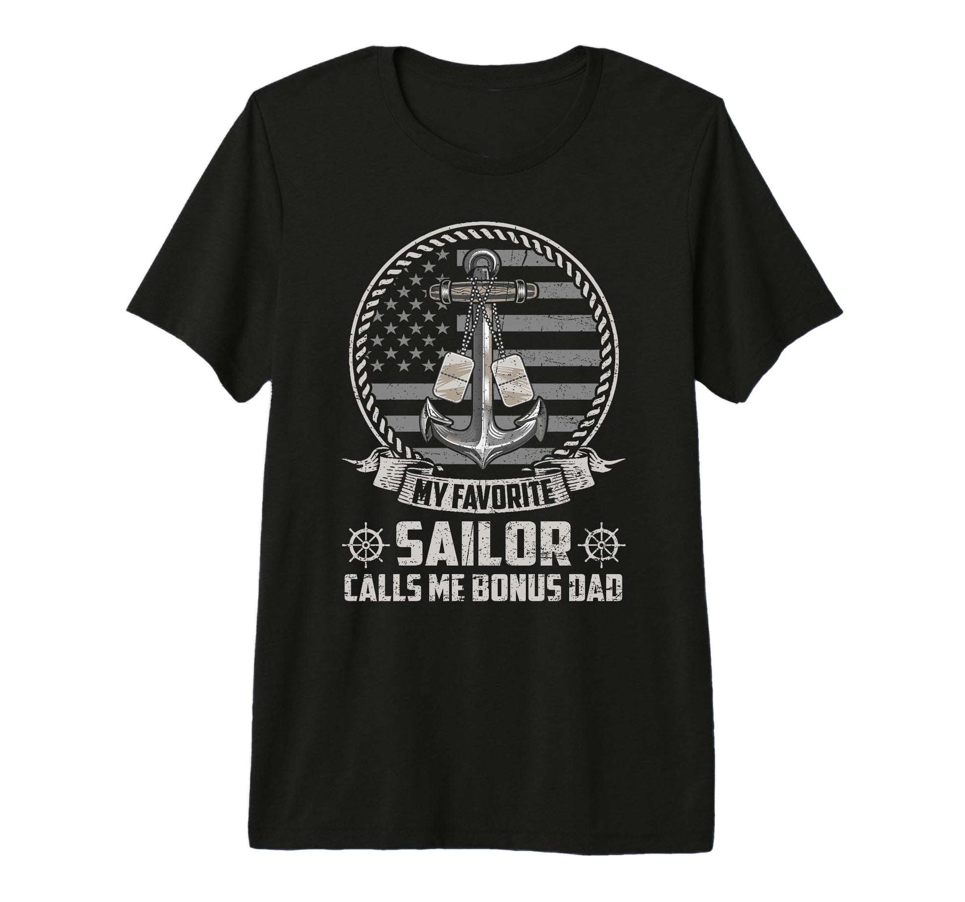 My Favorite Sailor Calls Me Bonus Dad T-Shirt - Aesthetic Graphic Unisex - T-Shirt, Sweatshirt, Hoodie