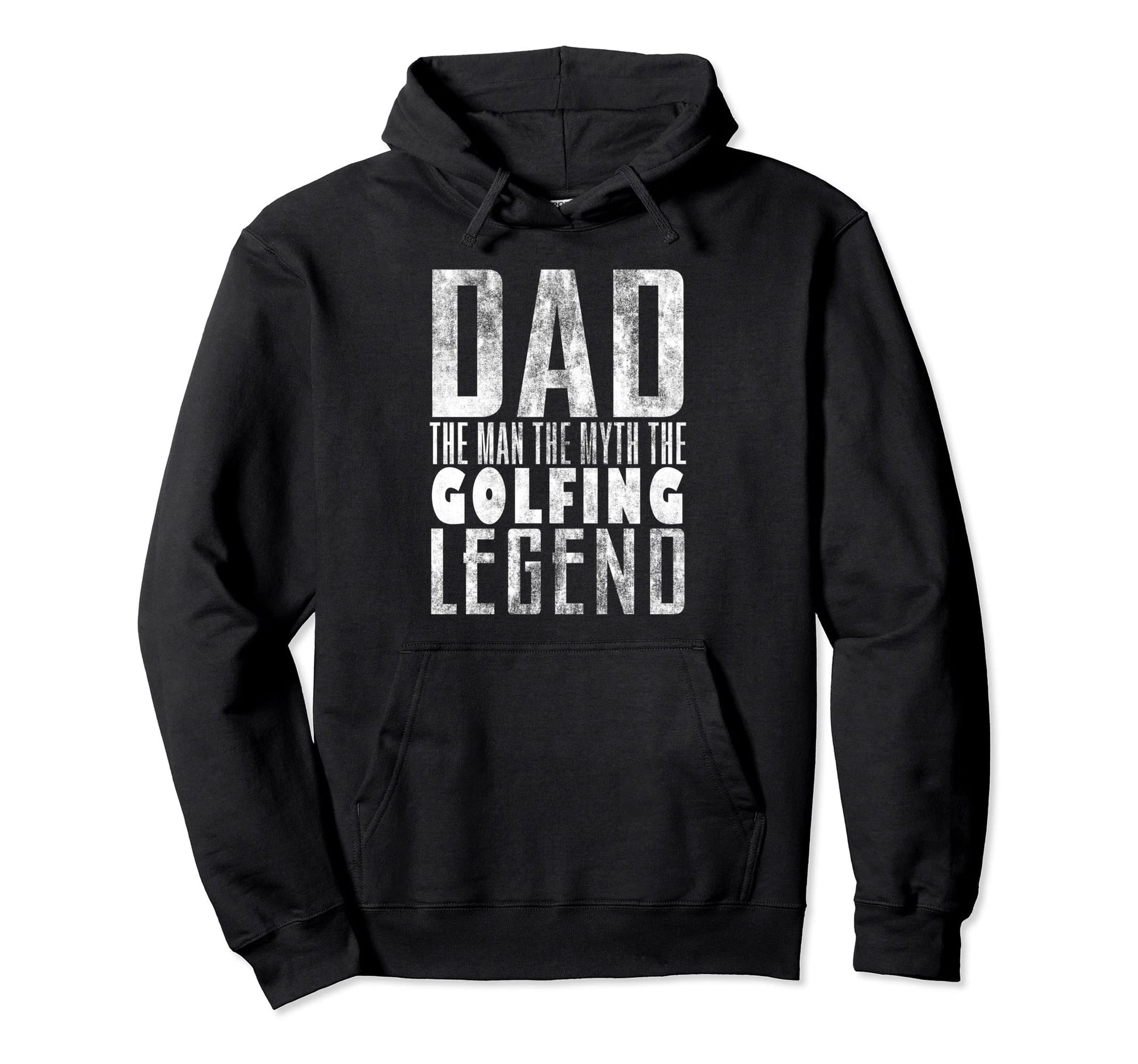 Fathers Day Golfing Legend Dad Golfer Hoodie - Unique Graphic Men Women - T-Shirt, Sweatshirt, Hoodie