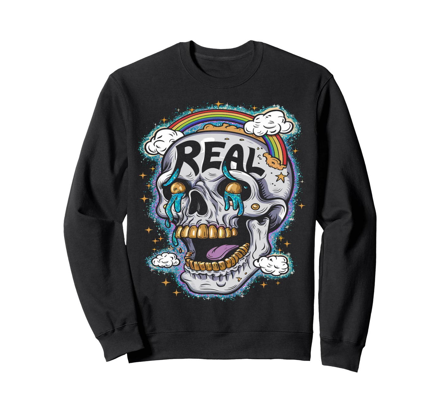 Gothic Mens Womens Tops Skeleton Sweatshirt - Streetwear Style Men Women - T-Shirt, Sweatshirt, Hoodie