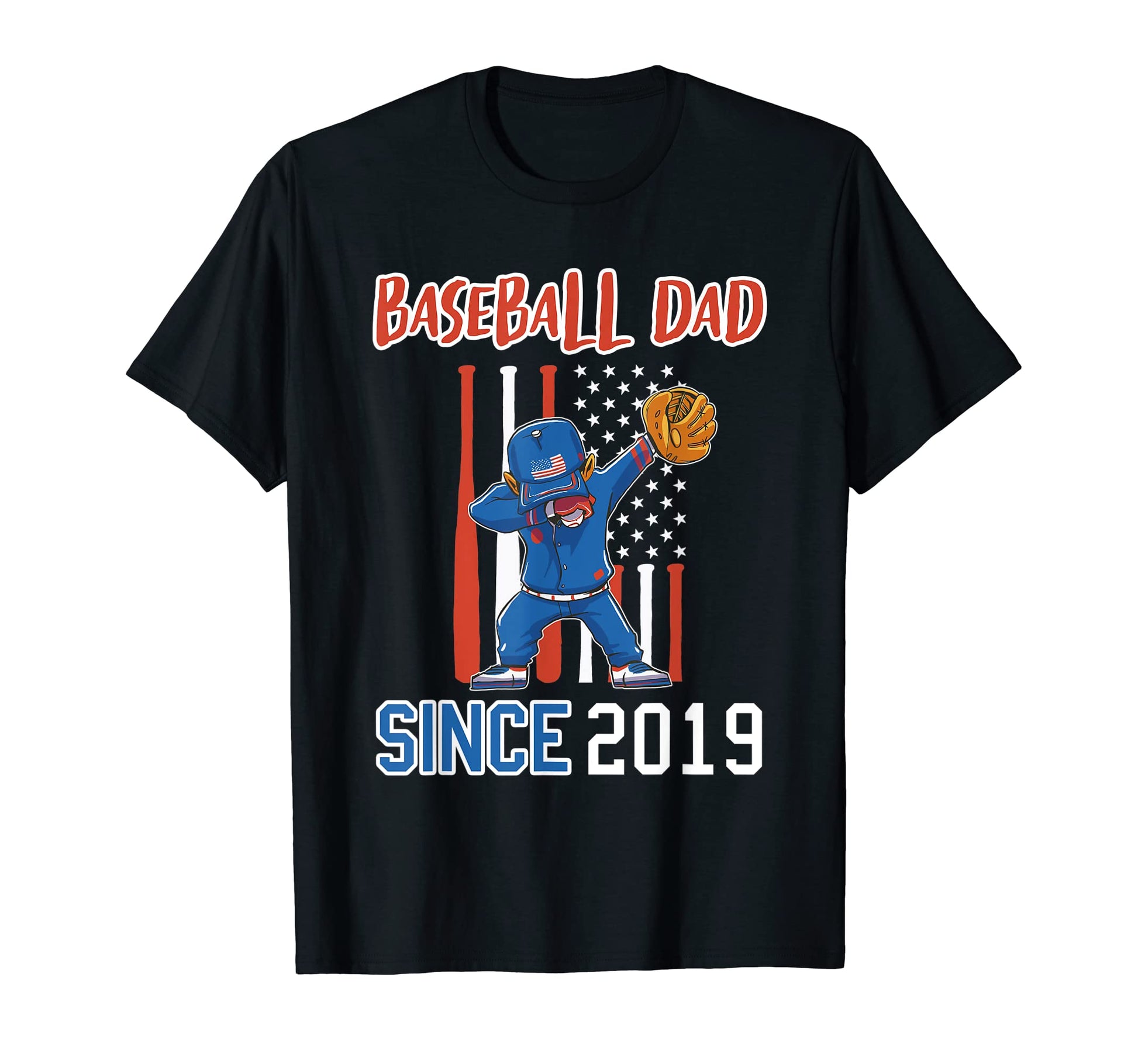 Baseball Dad Since 2019 T-Shirt - Aesthetic Graphic Unisex - T-Shirt, Sweatshirt, Hoodie