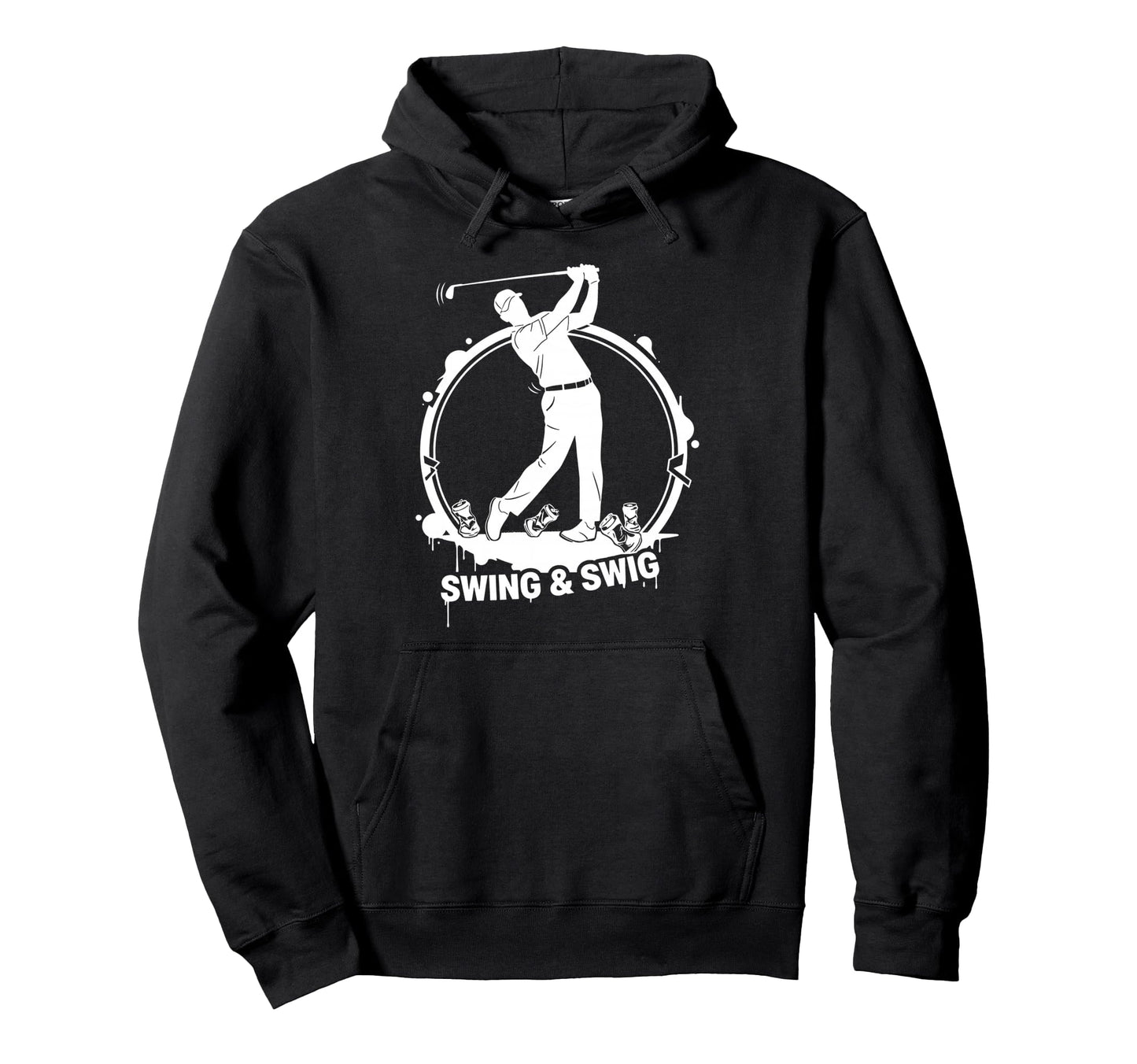 Golf Swing Lube Beer 19Th Hole Hoodie - Aesthetic Graphic Men Women - T-Shirt, Sweatshirt, Hoodie
