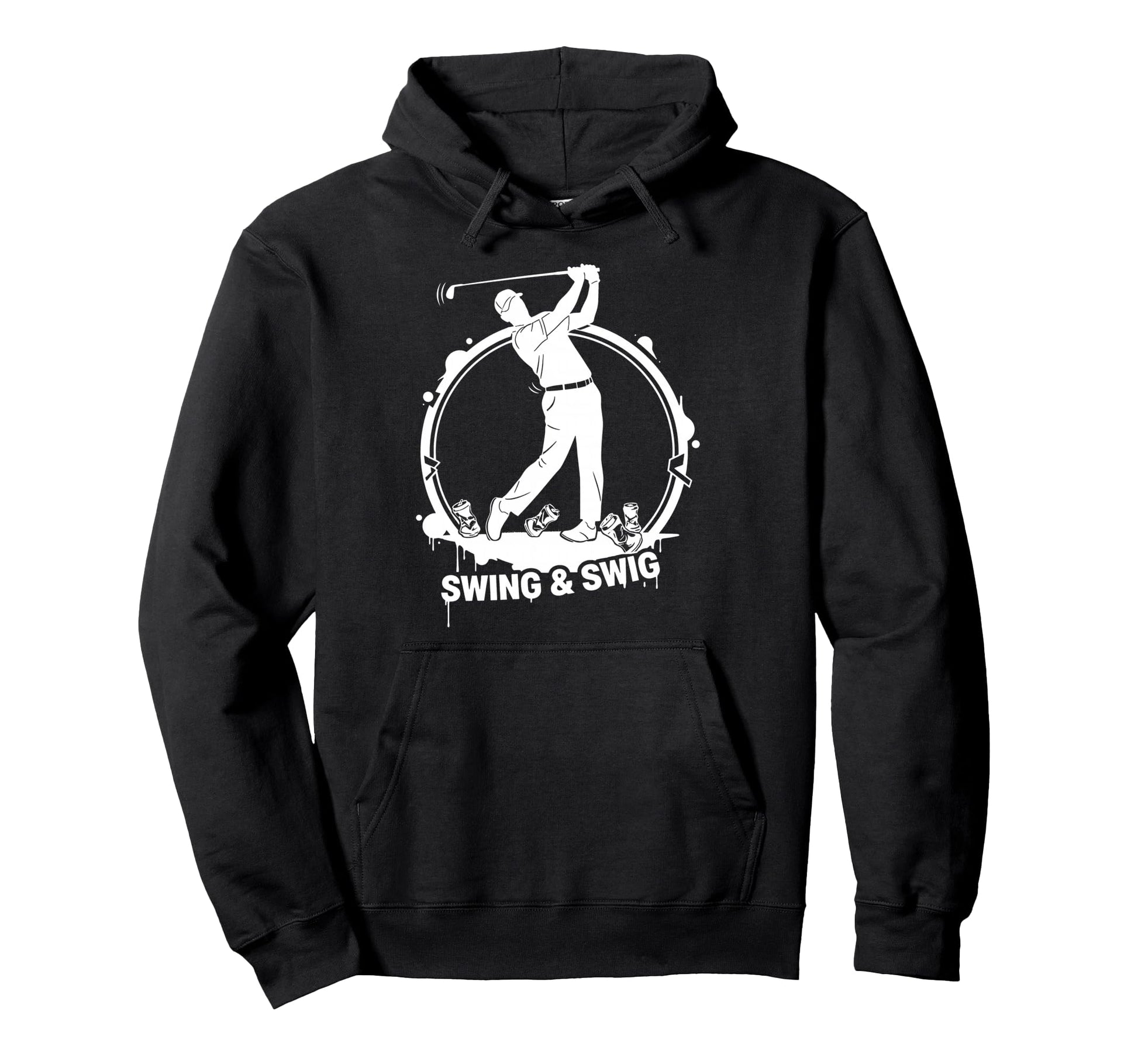 Golf Swing Lube Beer 19Th Hole Hoodie - Aesthetic Graphic Men Women - T-Shirt, Sweatshirt, Hoodie