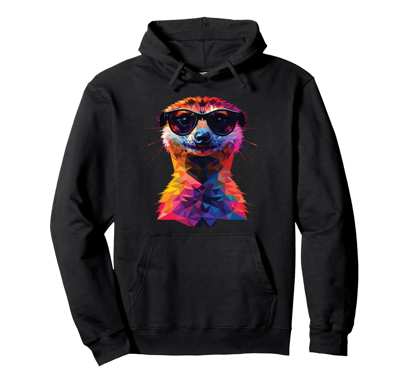 Meerkat Dad Mom Sunglasses Meerkat Hoodie - Unique Graphic Unisex - T-Shirt, Sweatshirt, Hoodie