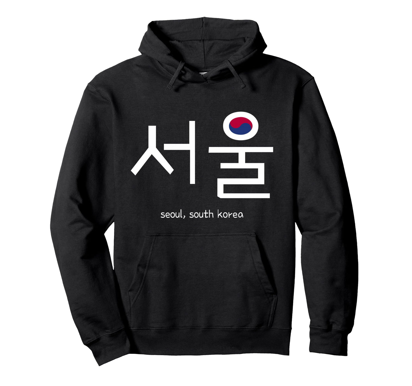 Seoul South Korea Capital Flag South Hoodie - Fun Novelty Design Men Women - T-Shirt, Sweatshirt, Hoodie