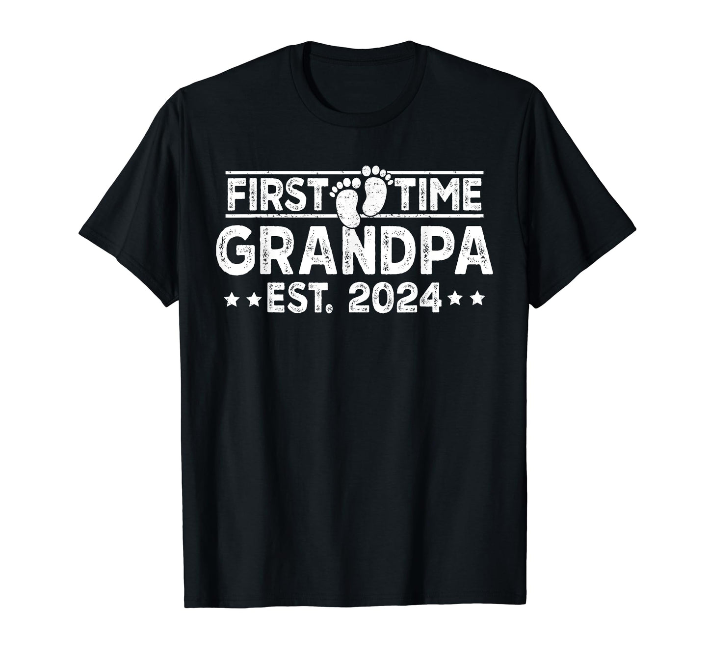 First Time Grandpa Est 2024 Promoted To T-Shirt - Trendy Graphic Unisex - T-Shirt, Sweatshirt, Hoodie
