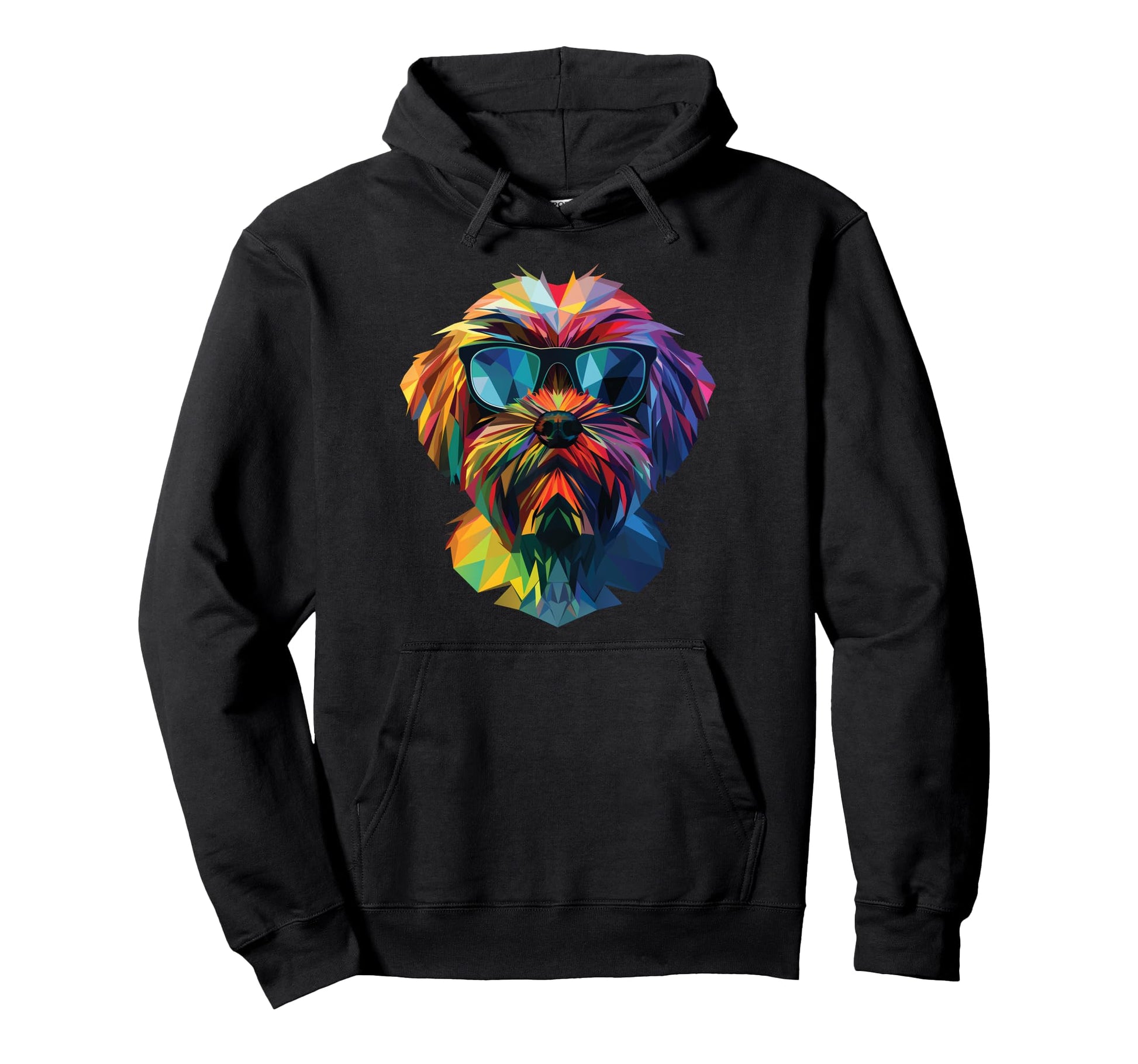 Dog Dad Mom Sunglasses Shih Tzu Hoodie - Casual Everyday Wear Men Women - T-Shirt, Sweatshirt, Hoodie