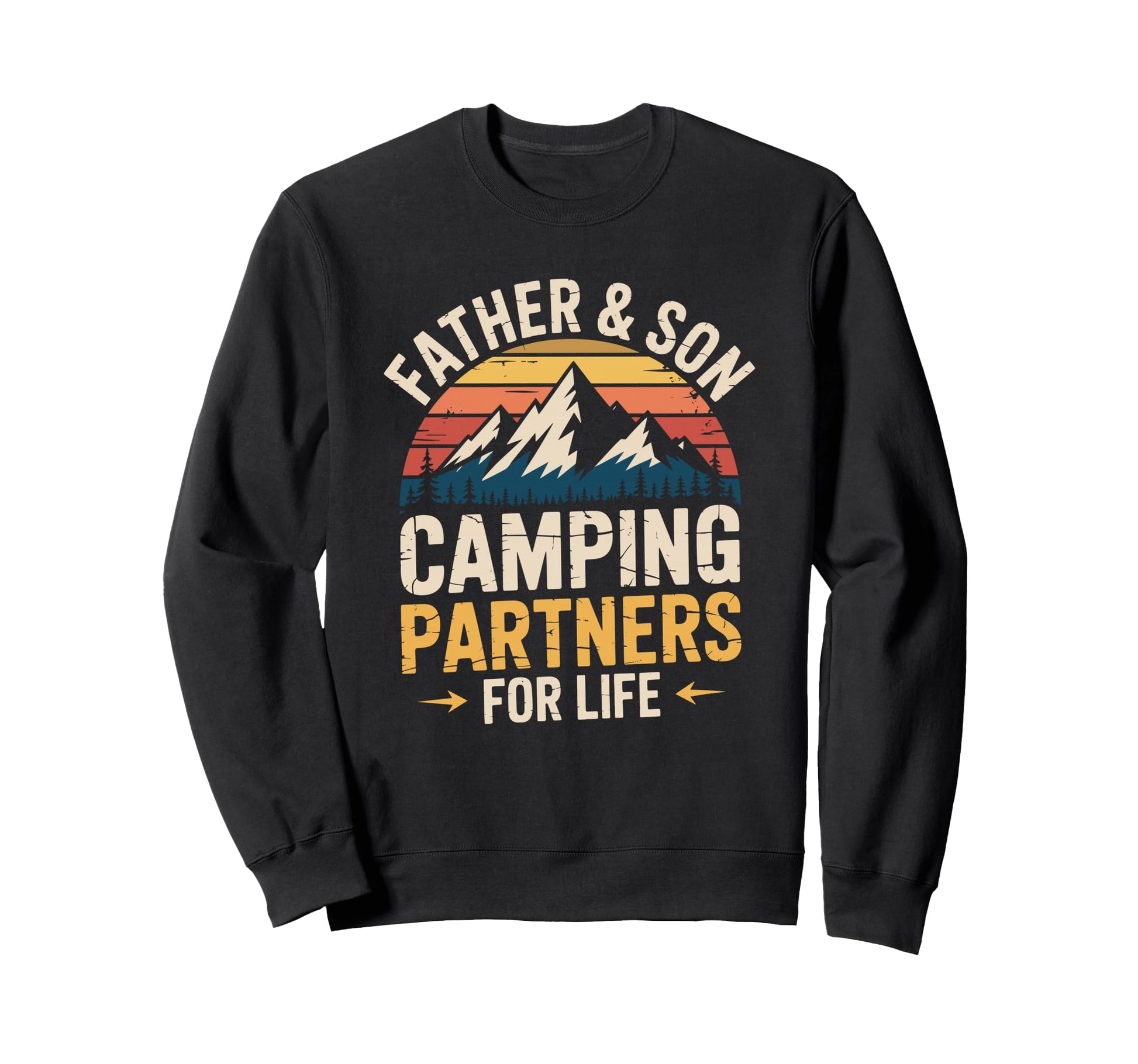 Father And Son Camping Partners Sweatshirt - Casual Everyday Wear Unisex - T-Shirt, Sweatshirt, Hoodie