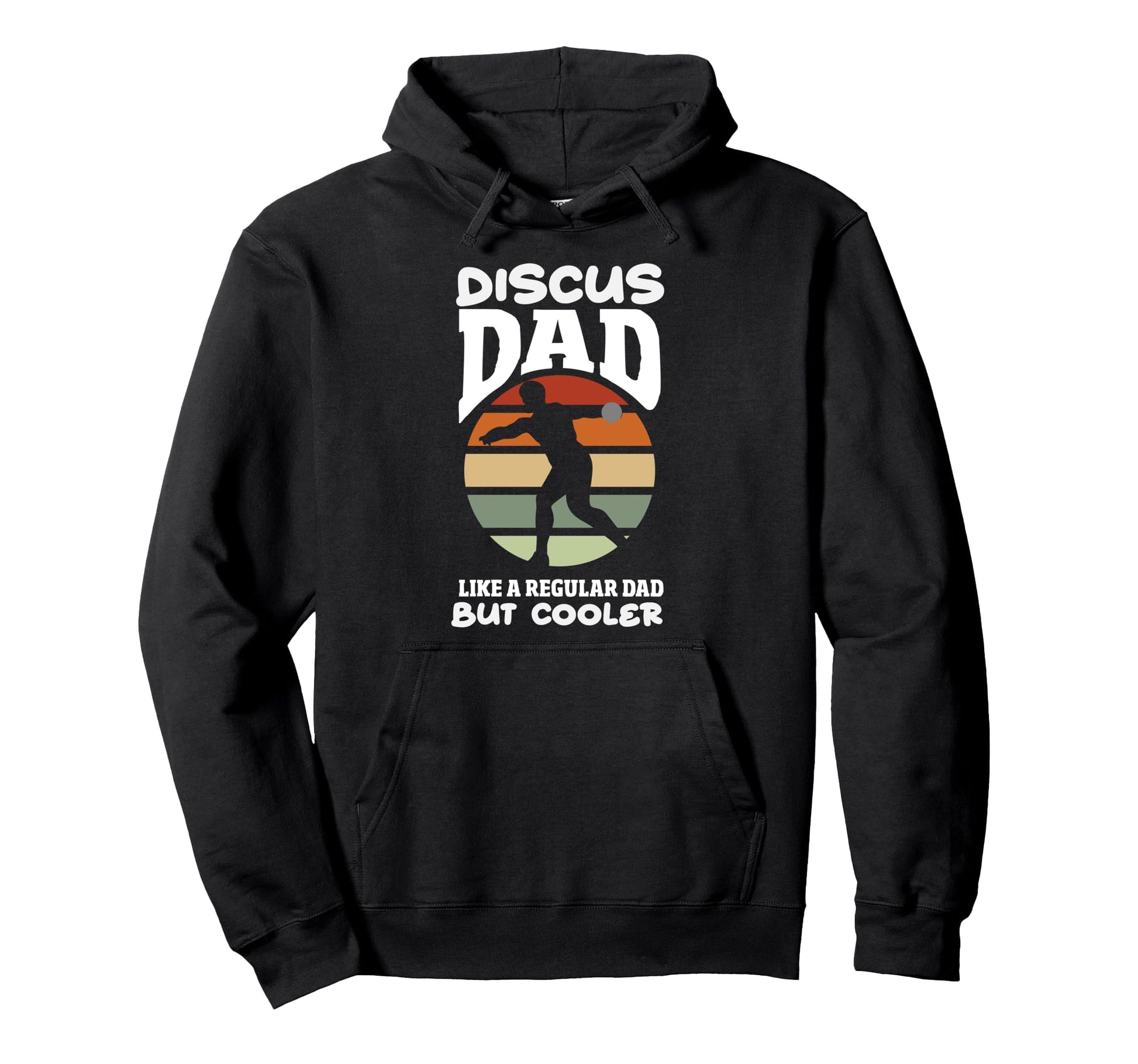 Discus Dad Like Regular Dad But Cooler Hoodie - Minimalist Print Unisex - T-Shirt, Sweatshirt, Hoodie