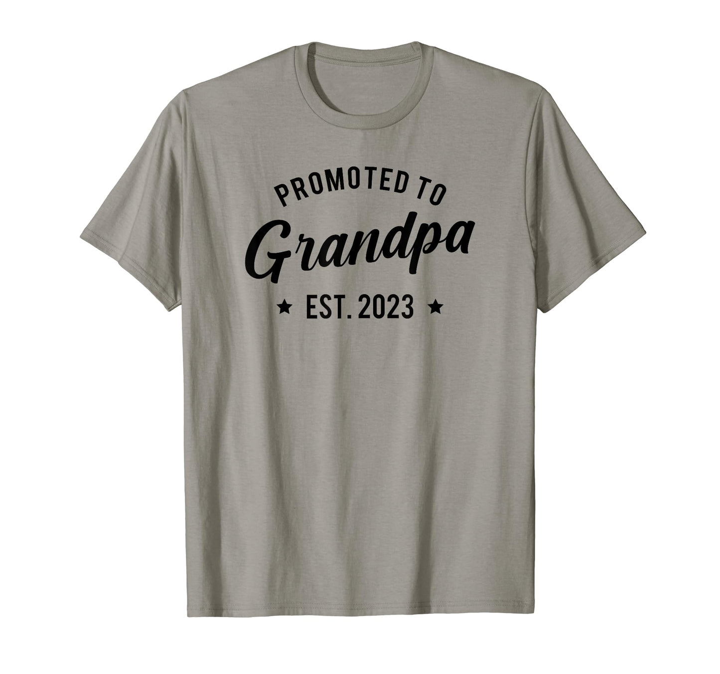 Promoted To Grandpa 2023 Papa T-Shirt - Minimalist Print for Adults - T-Shirt, Sweatshirt, Hoodie