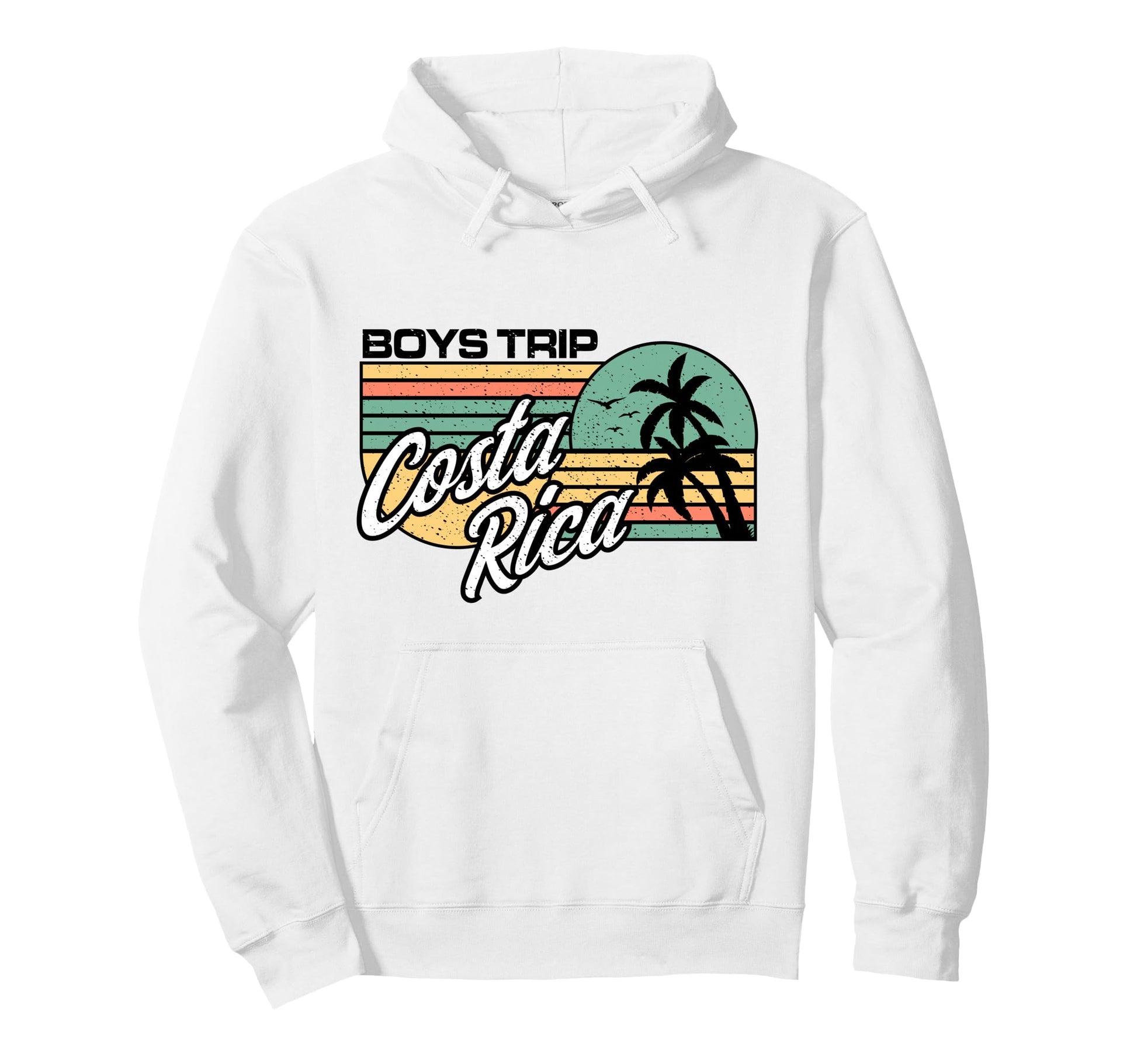 Costa Rica Guys Trip Matching Hoodie - Streetwear Style for Adults - T-Shirt, Sweatshirt, Hoodie