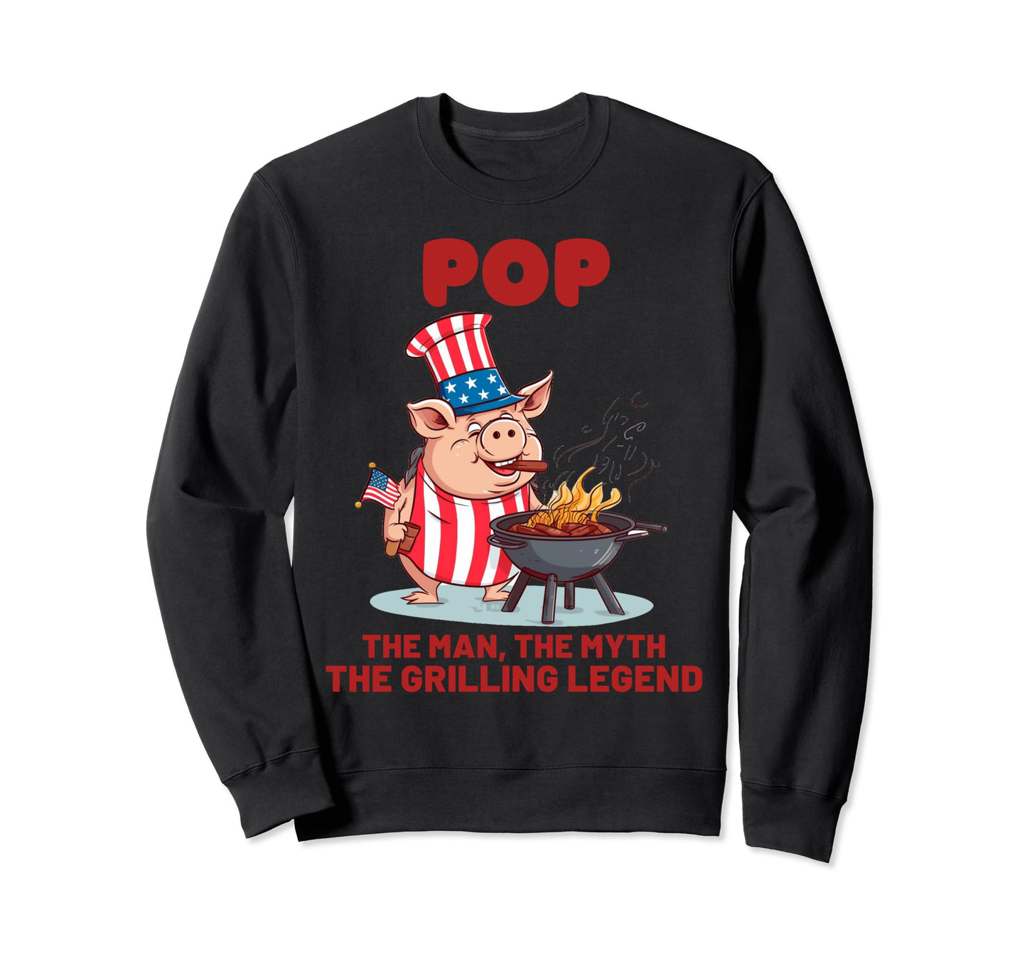 Fathers Day Fun Gift Pop Myth Sweatshirt - Trendy Graphic for Adults - T-Shirt, Sweatshirt, Hoodie