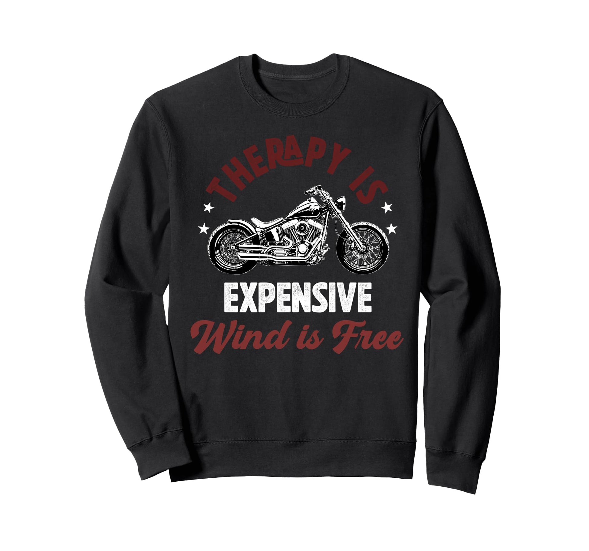 Therapy Is Expensive Wind Is Free Sweatshirt - Minimalist Print for Adults - T-Shirt, Sweatshirt, Hoodie
