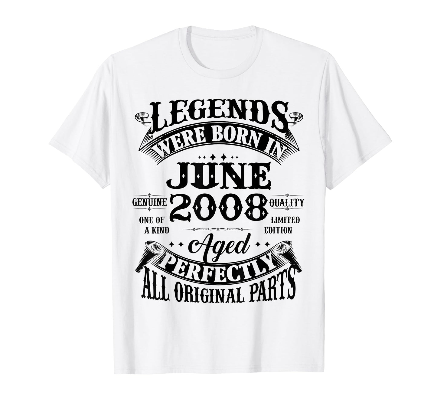 18Th Birthday Gift Legend Born June T-Shirt - Aesthetic Graphic Men Women - T-Shirt, Sweatshirt, Hoodie
