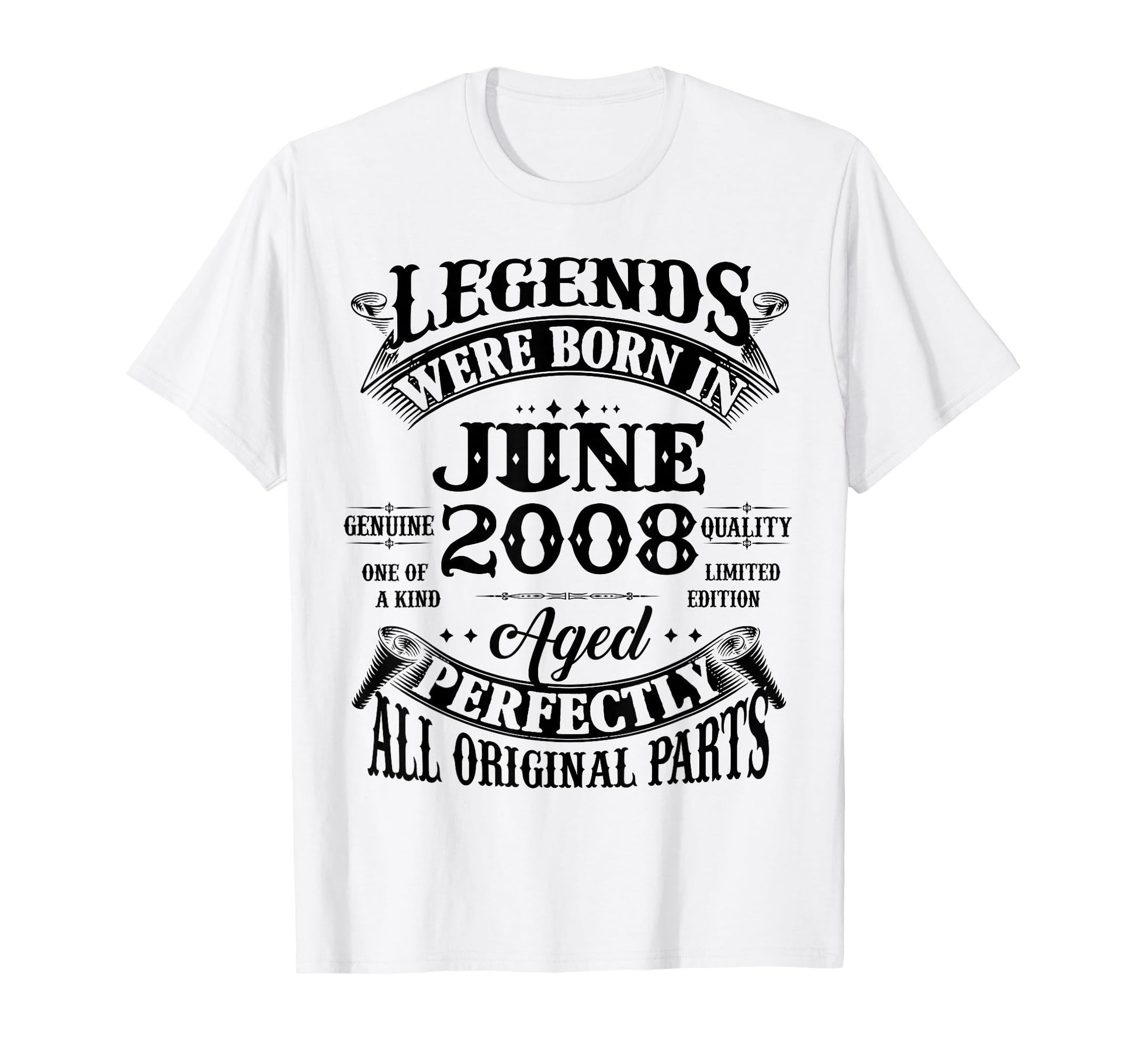 18Th Birthday Gift Legend Born June T-Shirt - Aesthetic Graphic Men Women - T-Shirt, Sweatshirt, Hoodie