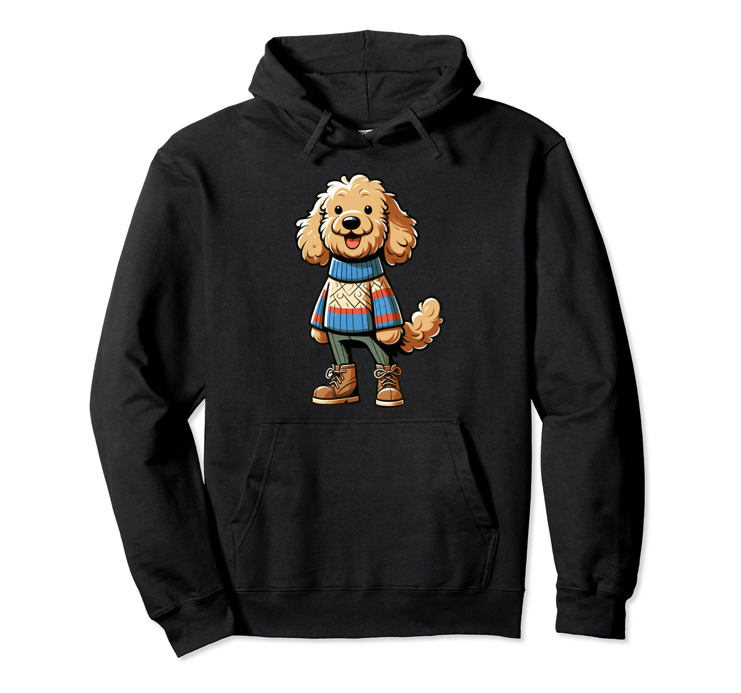 Labradoodle Dog Jacket Outfit Dog Mom Hoodie - Fun Novelty Design Unisex - T-Shirt, Sweatshirt, Hoodie