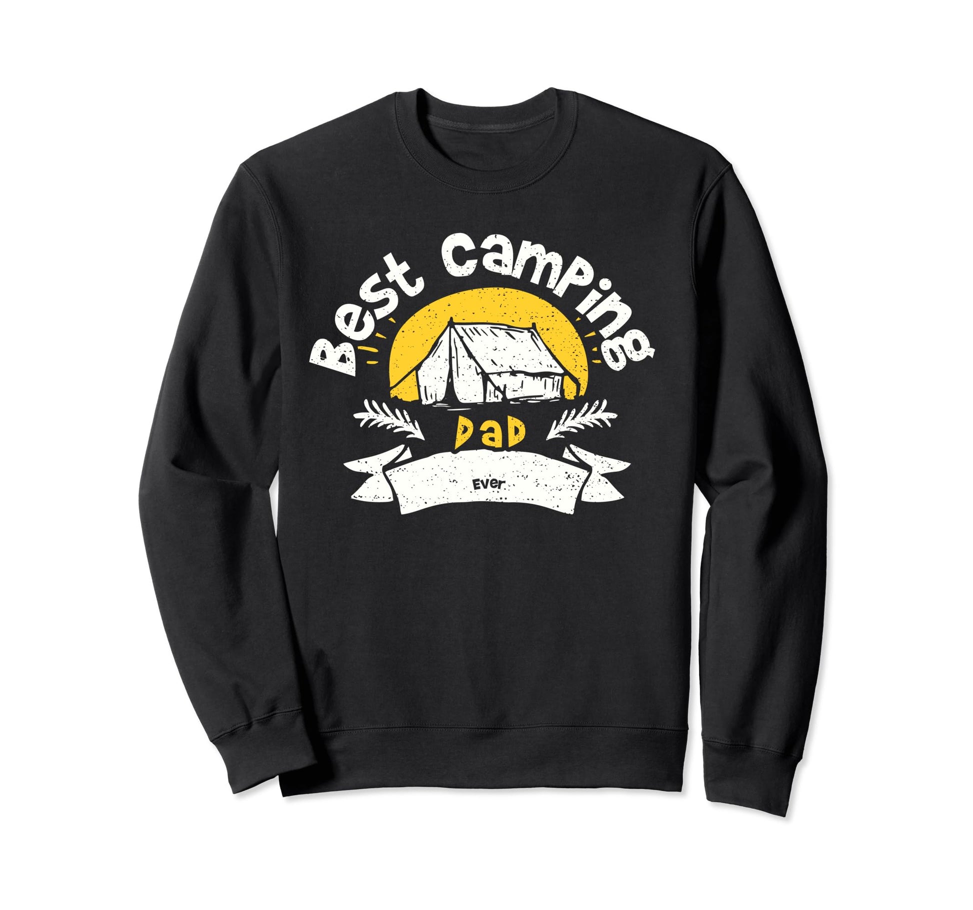 Camping Best Camping Dad Ever Sweatshirt - Graphic Print for Adults - T-Shirt, Sweatshirt, Hoodie