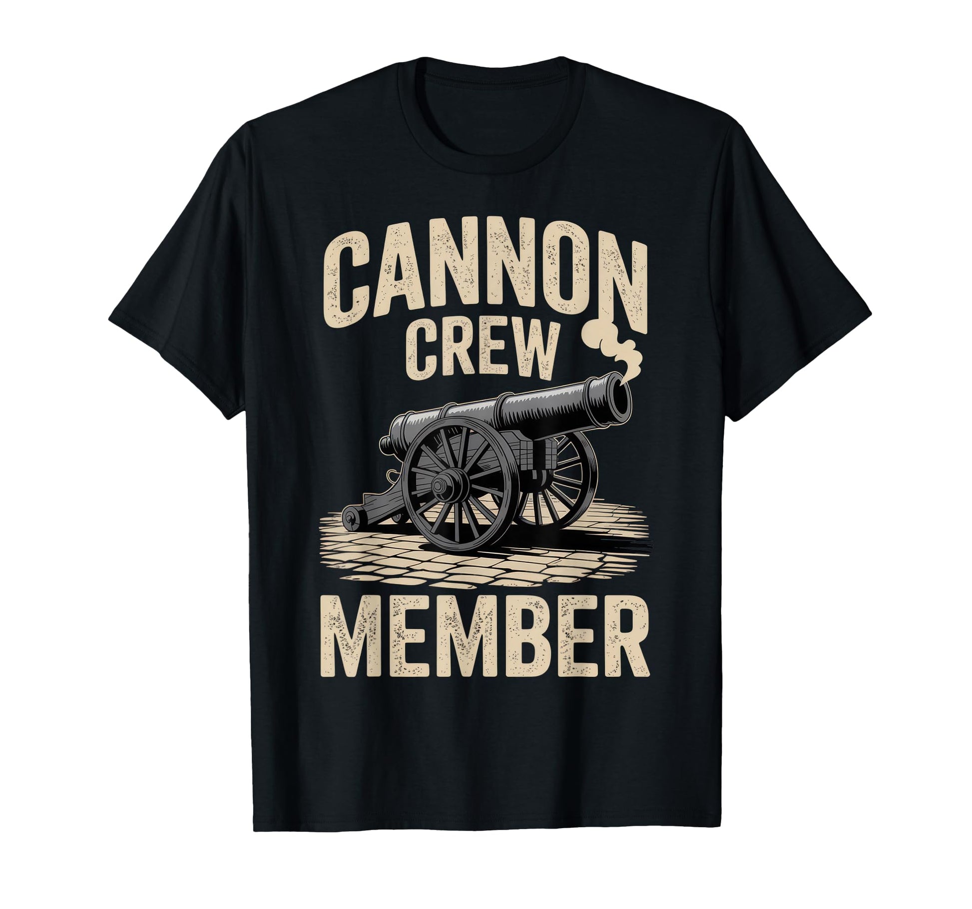Cannon Crew Member Funny Military Dad T-Shirt - Streetwear Style Unisex - T-Shirt, Sweatshirt, Hoodie