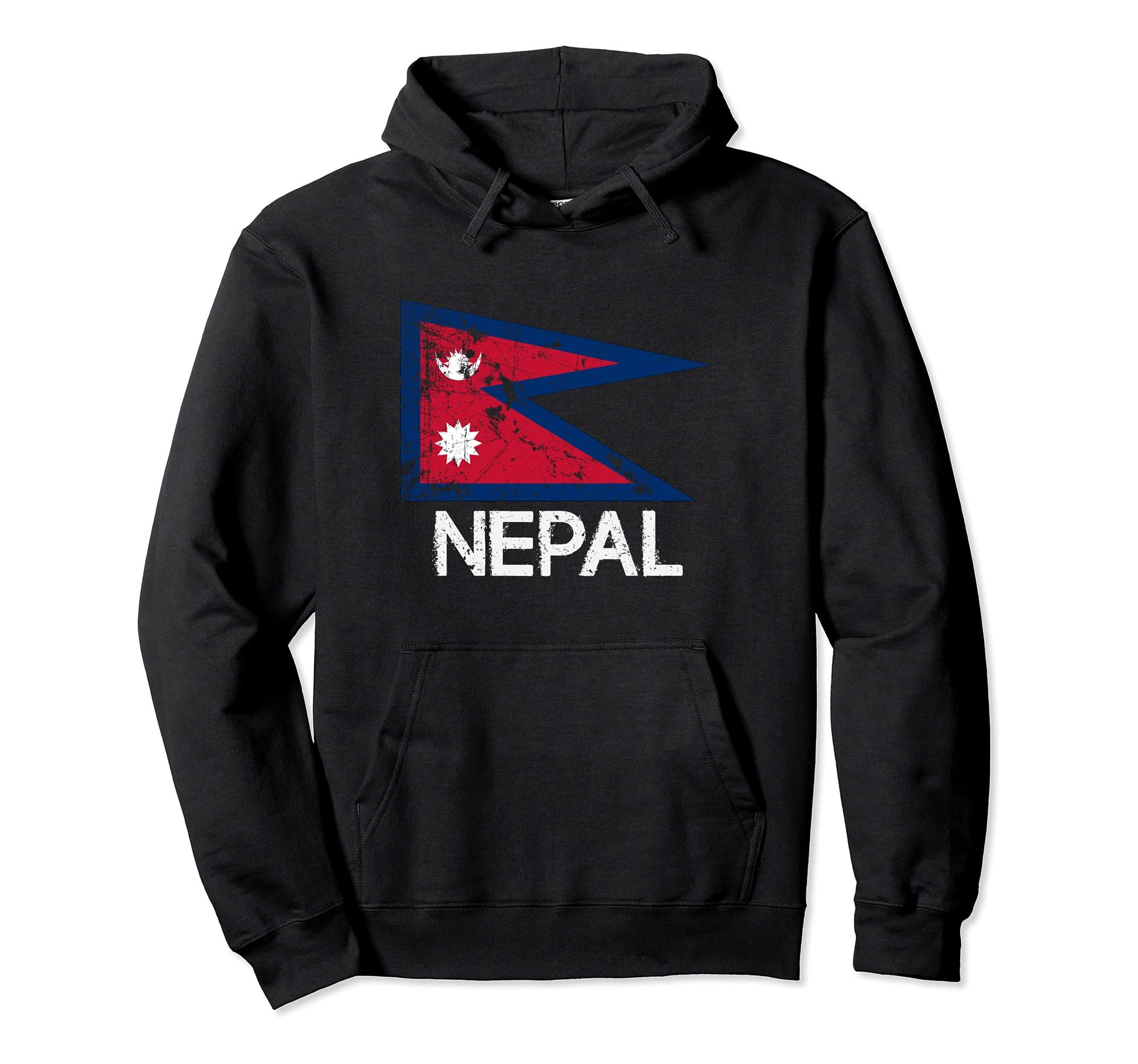 Nepalese Nepali Flag Made Nepal Gift Hoodie - Trendy Graphic for Adults - T-Shirt, Sweatshirt, Hoodie