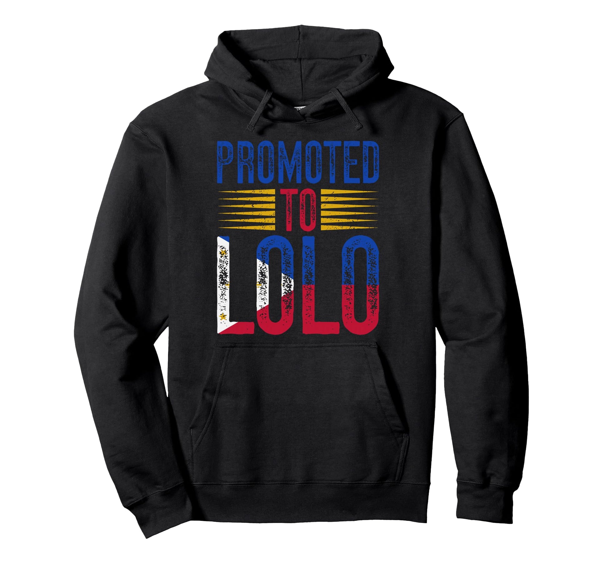 Promoted To Lolo Future Lolo Grandpa Hoodie - Fun Novelty Design Unisex - T-Shirt, Sweatshirt, Hoodie