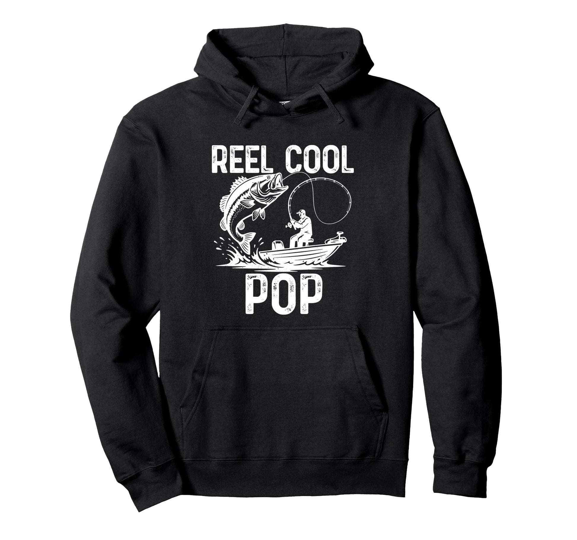 Reel Pop Fishing Gifts Fathers Day Hoodie - Unique Graphic Men Women - T-Shirt, Sweatshirt, Hoodie