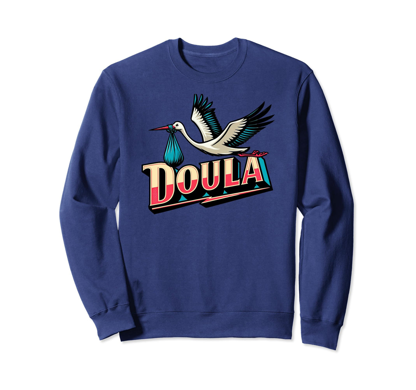 Pop Art Doula Sweatshirt - Minimalist Print Unisex - T-Shirt, Sweatshirt, Hoodie