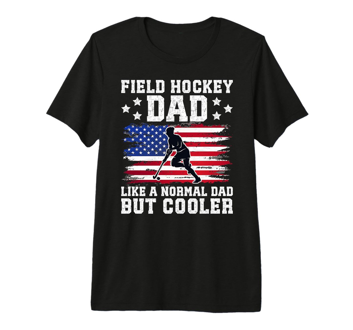 Mens Field Hockey Dad Field Hockey T-Shirt - Trendy Graphic for Adults - T-Shirt, Sweatshirt, Hoodie