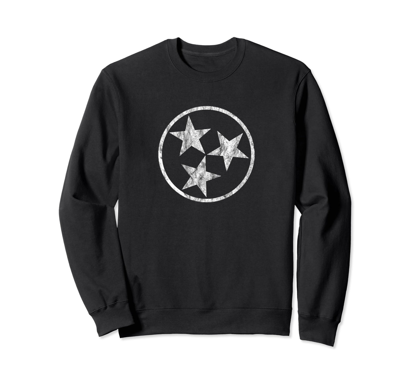 Tennessee State Flag White Stars Sweatshirt - Trendy Graphic for Adults - T-Shirt, Sweatshirt, Hoodie