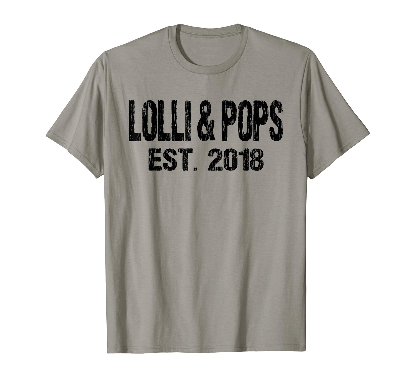 Lolli And Pops Est 2018 Grandmother T-Shirt - Aesthetic Graphic Men Women - T-Shirt, Sweatshirt, Hoodie
