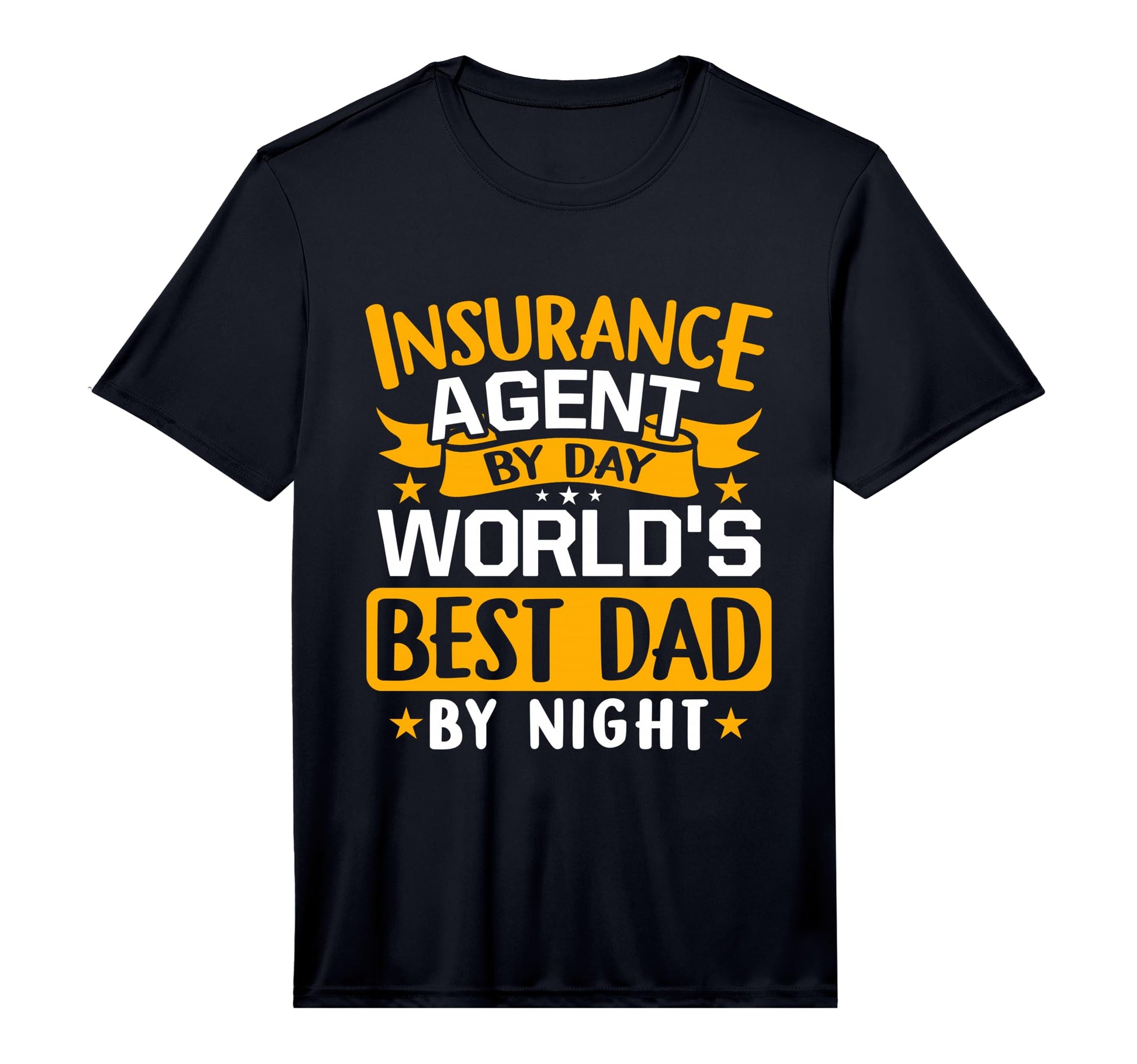 Mens Insurance Agent Day Worlds Best Dad T-Shirt - Trendy Graphic Unisex - T-Shirt, Sweatshirt, Hoodie