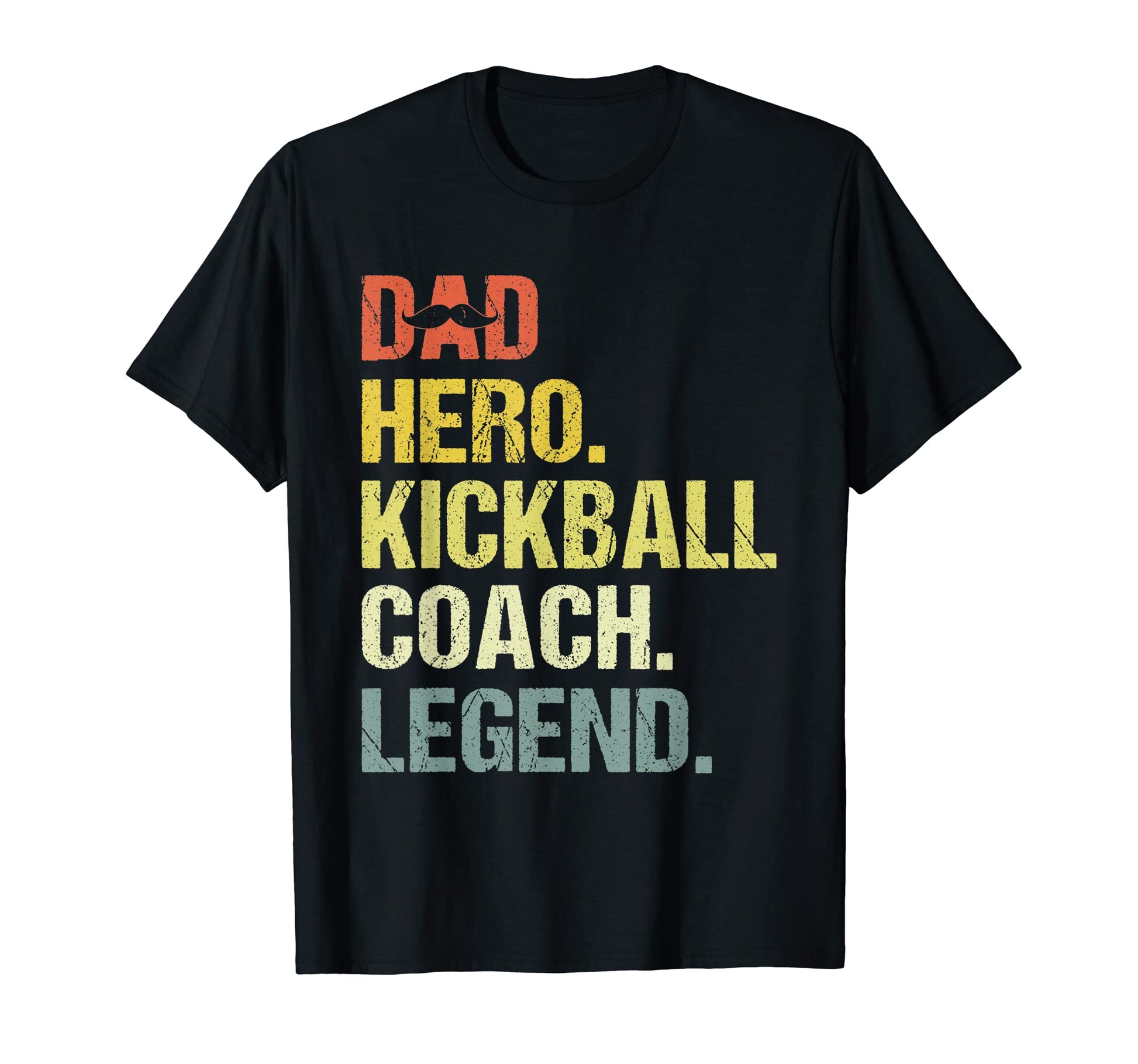 Dad Hero Kickball Coach Funny Kickball T-Shirt - Unique Graphic Men Women - T-Shirt, Sweatshirt, Hoodie