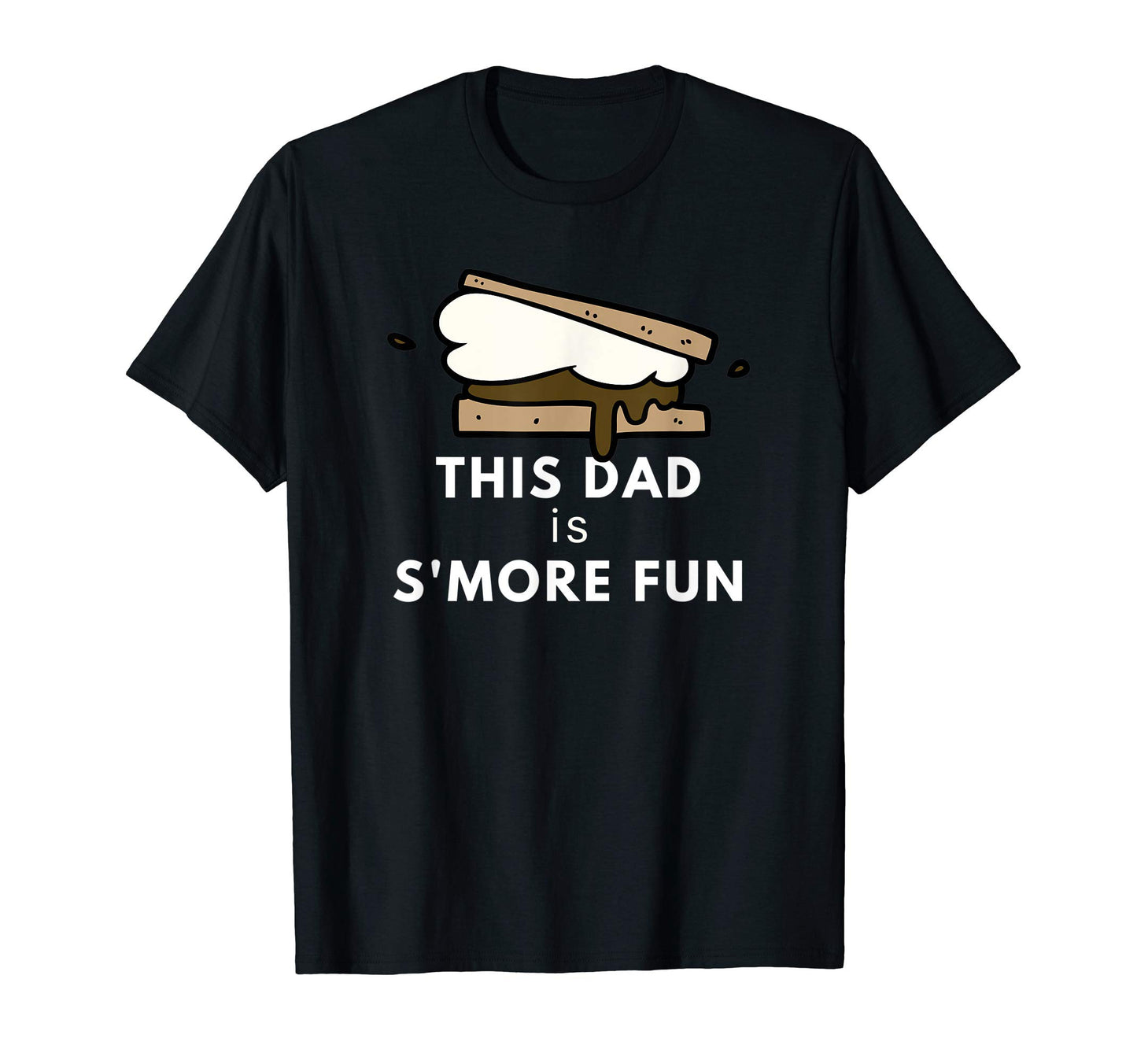 Mens This Dad Is Smore Fun Fathers Day T-Shirt - Graphic Print for Adults - T-Shirt, Sweatshirt, Hoodie