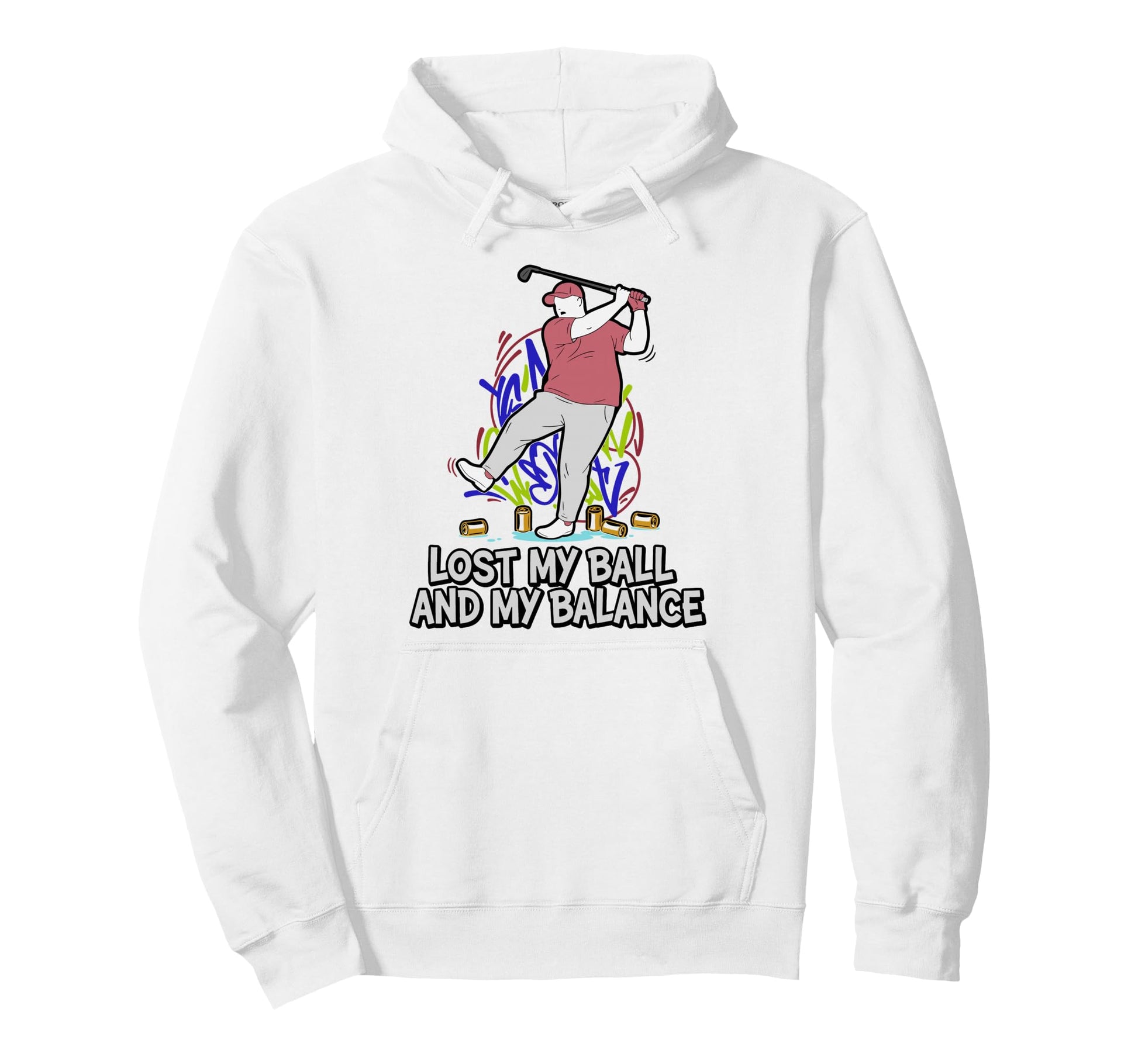 Golf Swing Lube Beer 19Th Hole Alcohol Hoodie - Unique Graphic Men Women - T-Shirt, Sweatshirt, Hoodie