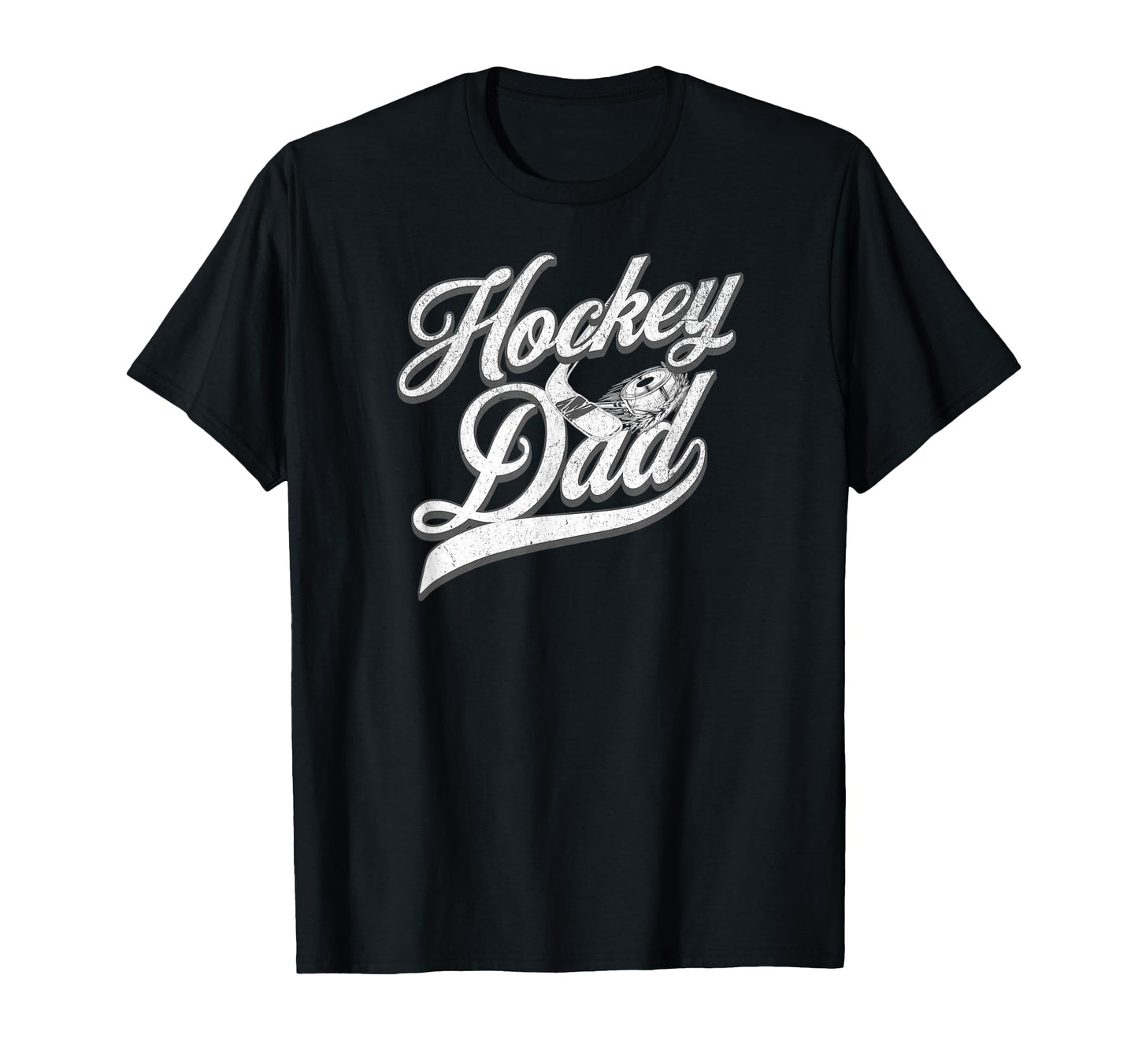 Hockey Dad American Ice Hockey Game T-Shirt - Minimalist Print for Adults - T-Shirt, Sweatshirt, Hoodie