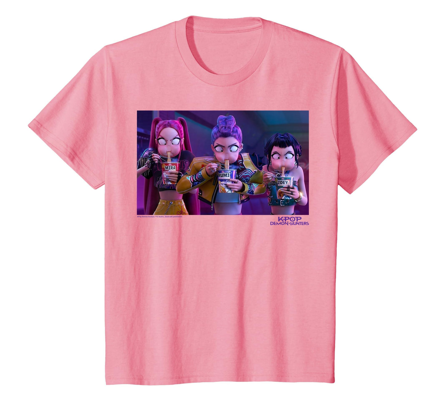 Kpop Demon Hunters Mira Rumi Zoey T-Shirt - Casual Everyday Wear Unisex - T-Shirt, Sweatshirt, Hoodie