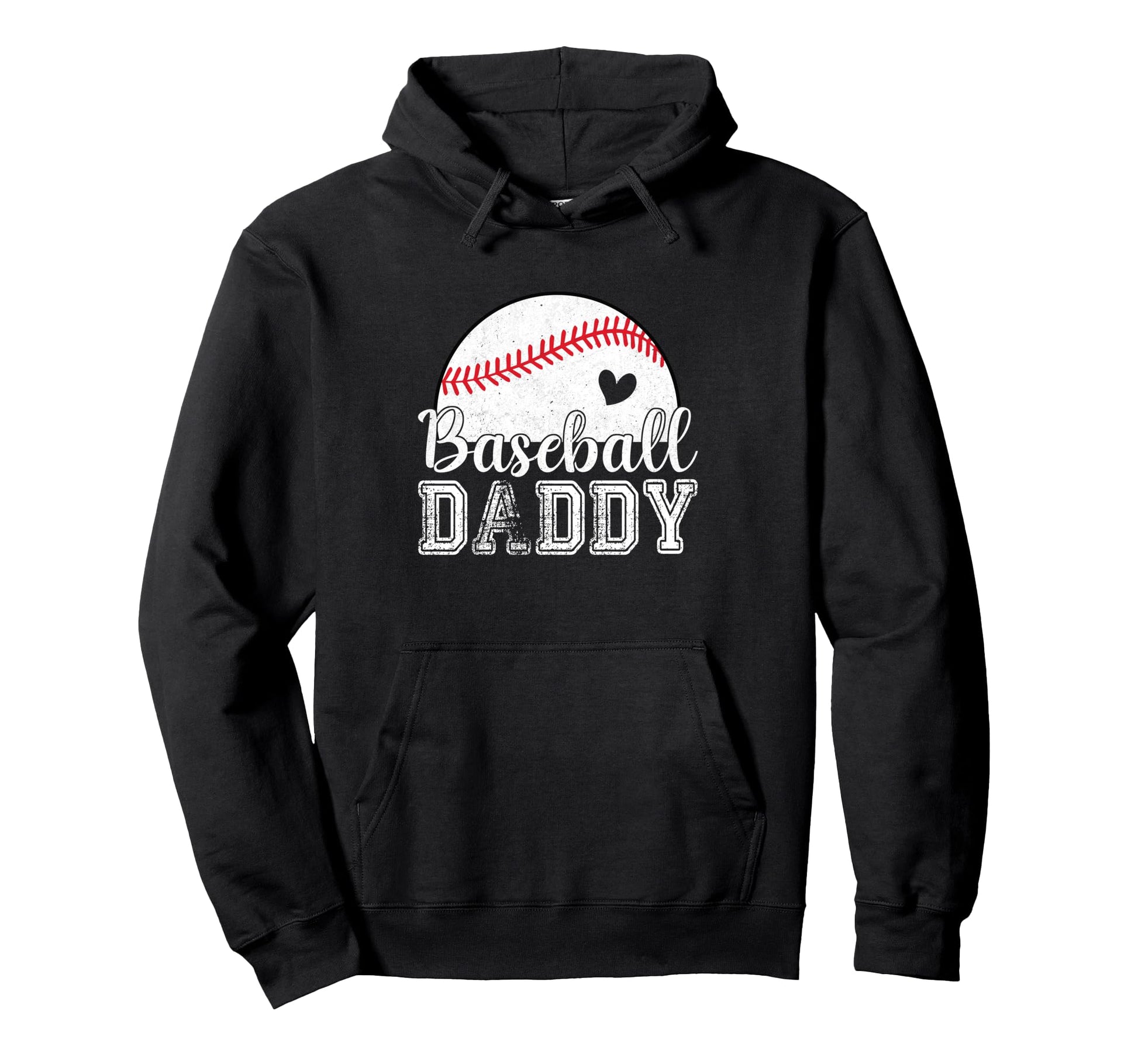 Baseball Daddy Gifts Fathers Day Hoodie - Custom Art Print for Adults - T-Shirt, Sweatshirt, Hoodie