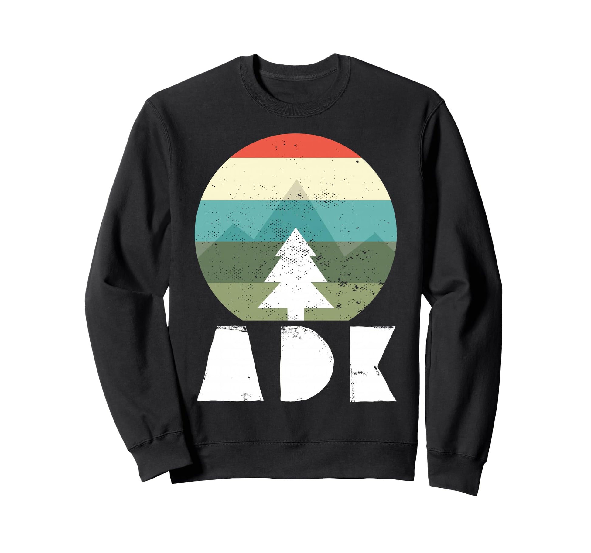 Adirondacks High Peaks Mountains Sweatshirt - Minimalist Print for Adults - T-Shirt, Sweatshirt, Hoodie
