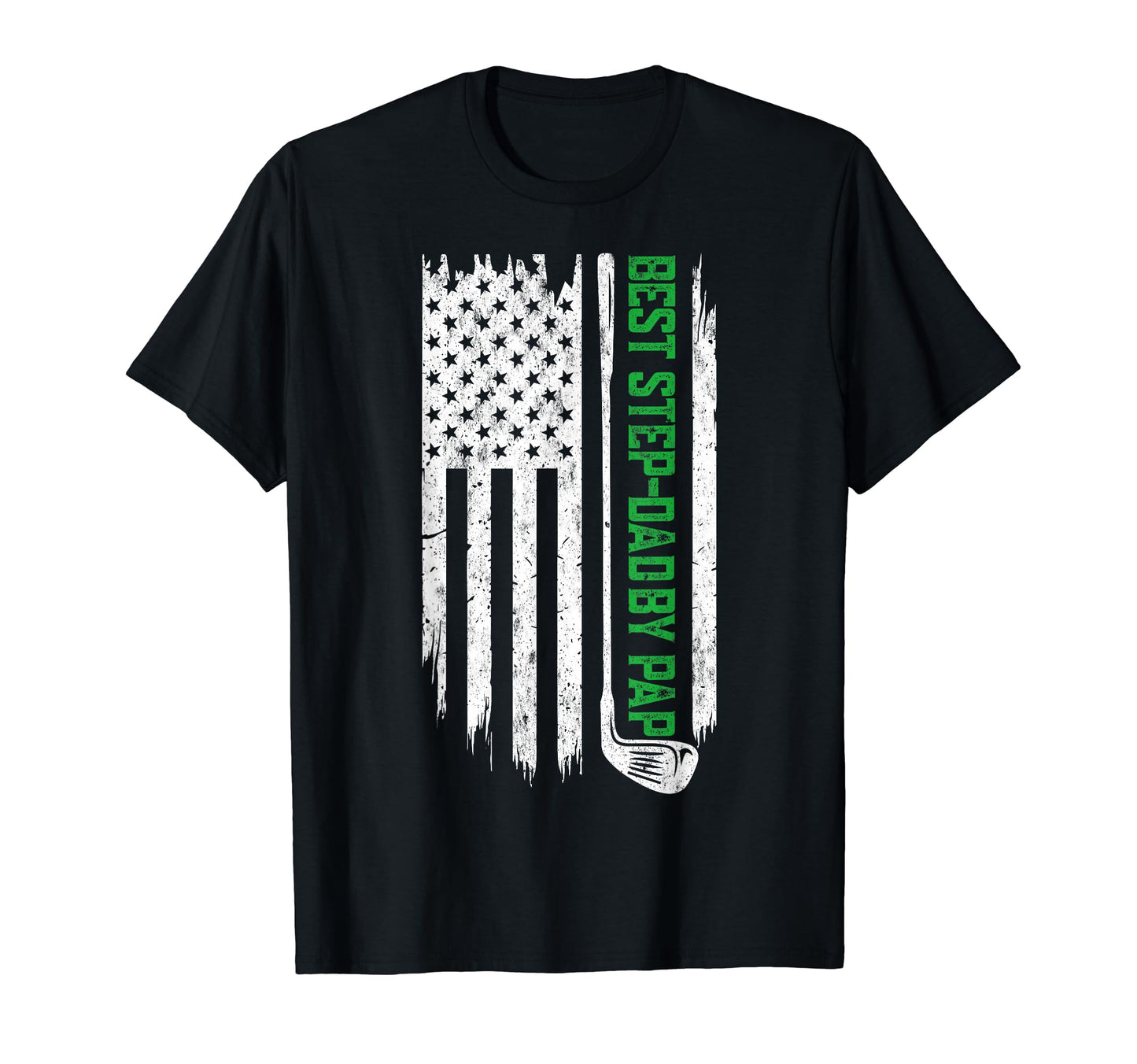 Best Stepdad Par Usa Flag Fathers Day T-Shirt - Aesthetic Graphic Unisex - T-Shirt, Sweatshirt, Hoodie