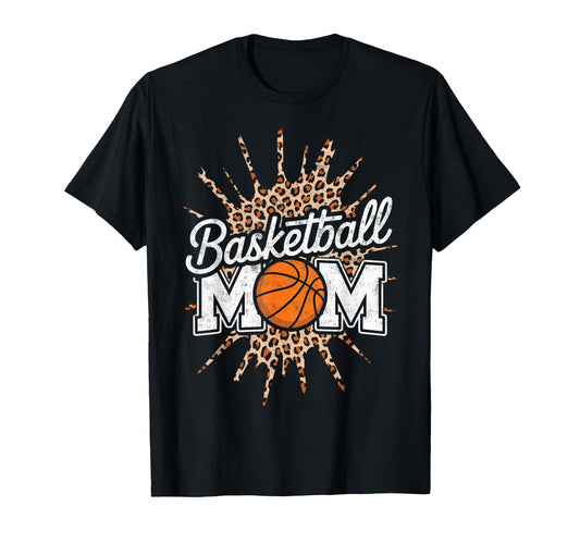 Basketball Player Mom Mother Fan Animal T-Shirt - Aesthetic Graphic Unisex - T-Shirt, Sweatshirt, Hoodie