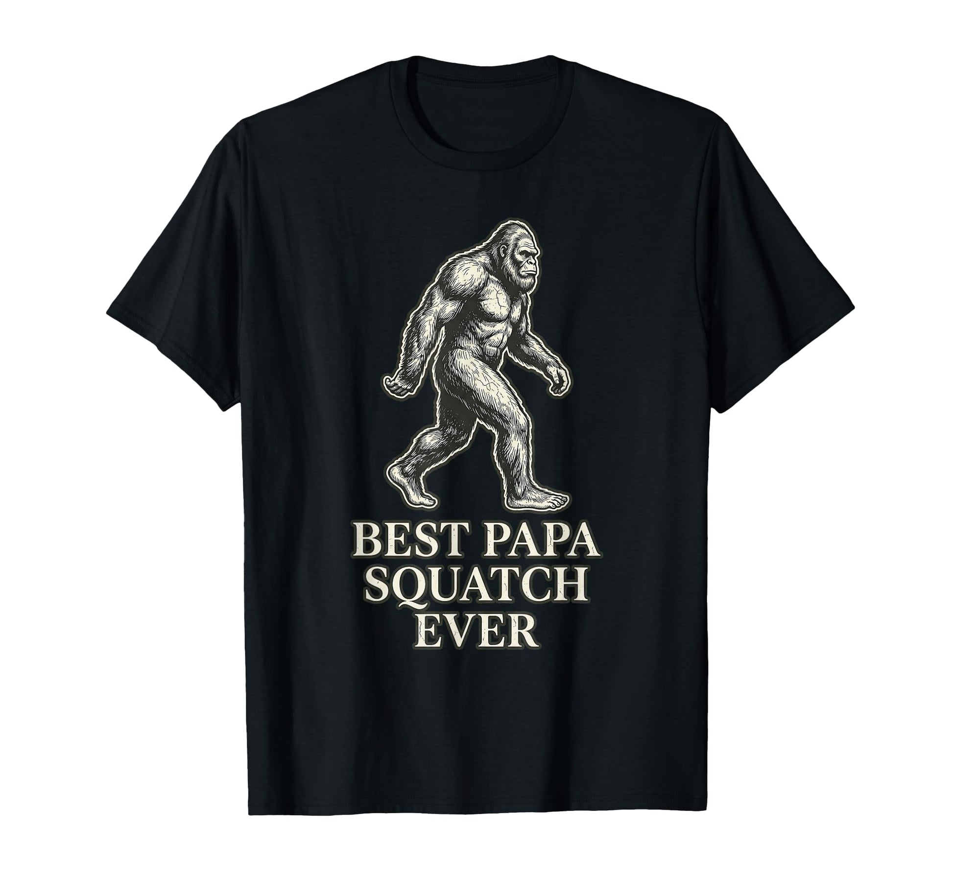 Best Papa Squatch Ever Funny Bigfoot T-Shirt - Aesthetic Graphic Men Women - T-Shirt, Sweatshirt, Hoodie