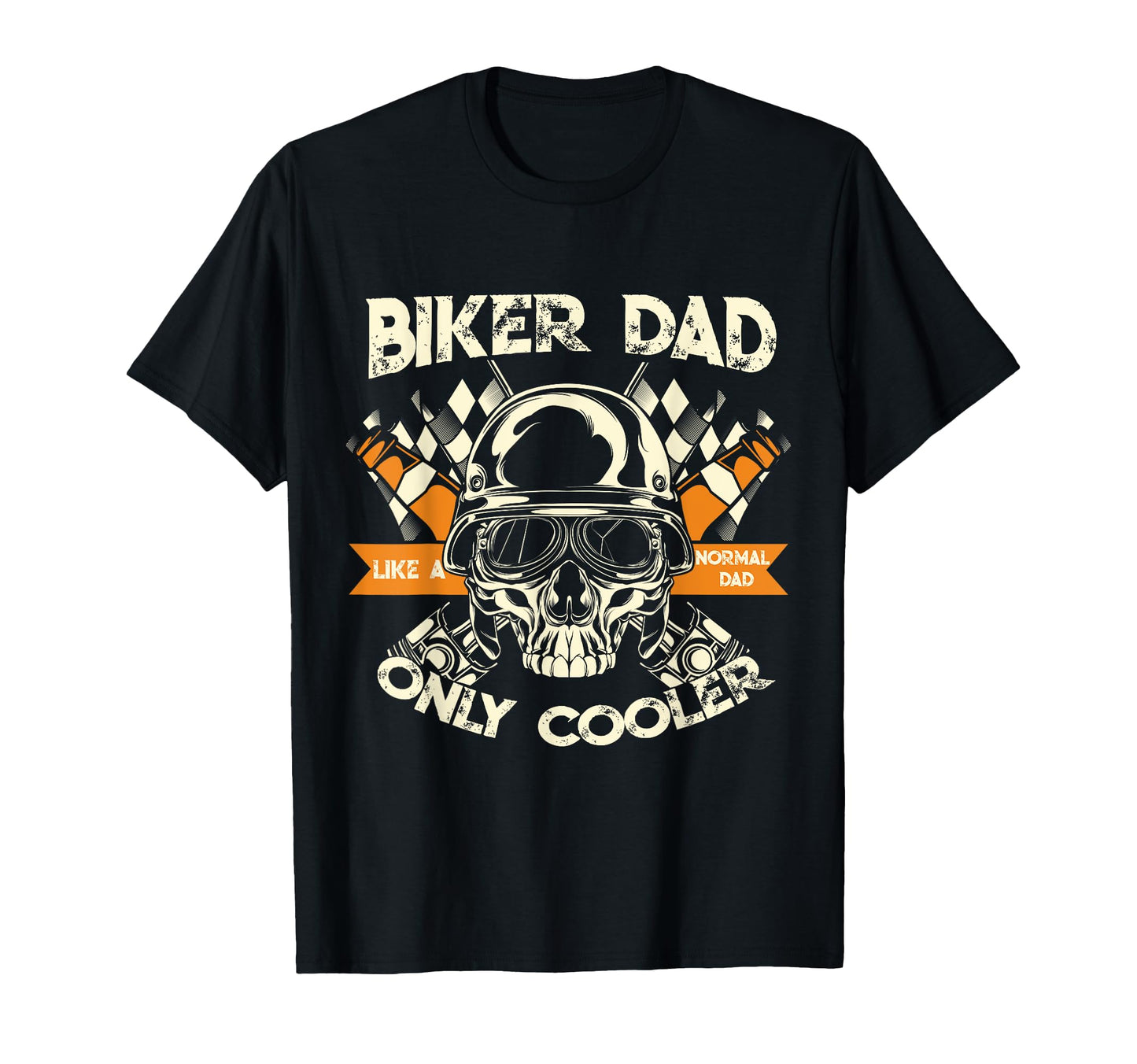 Biker Dad Motorcycle Fathers Day T-Shirt - Graphic Print for Adults - T-Shirt, Sweatshirt, Hoodie